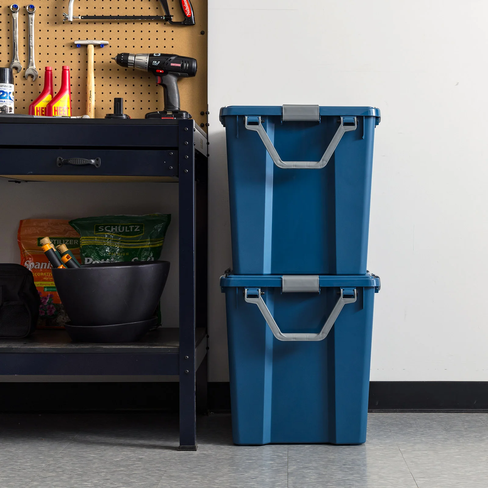 103 Qt Eco-Friendly Heavy Duty Storage Containers with Handles, 2-Pack - Image 5