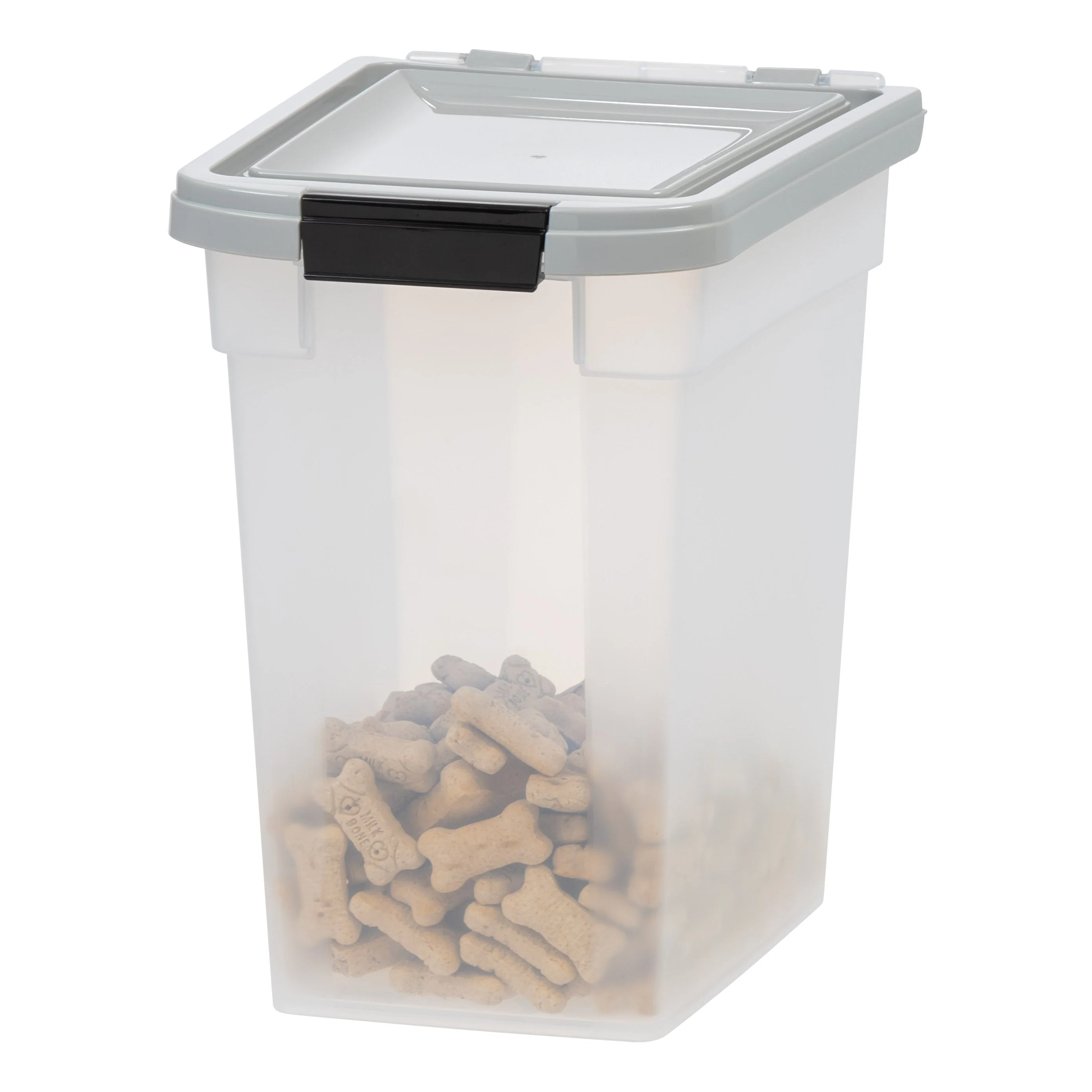 12.75 Quart WeatherPro® Airtight Pet Food Container, Gray - Image 3