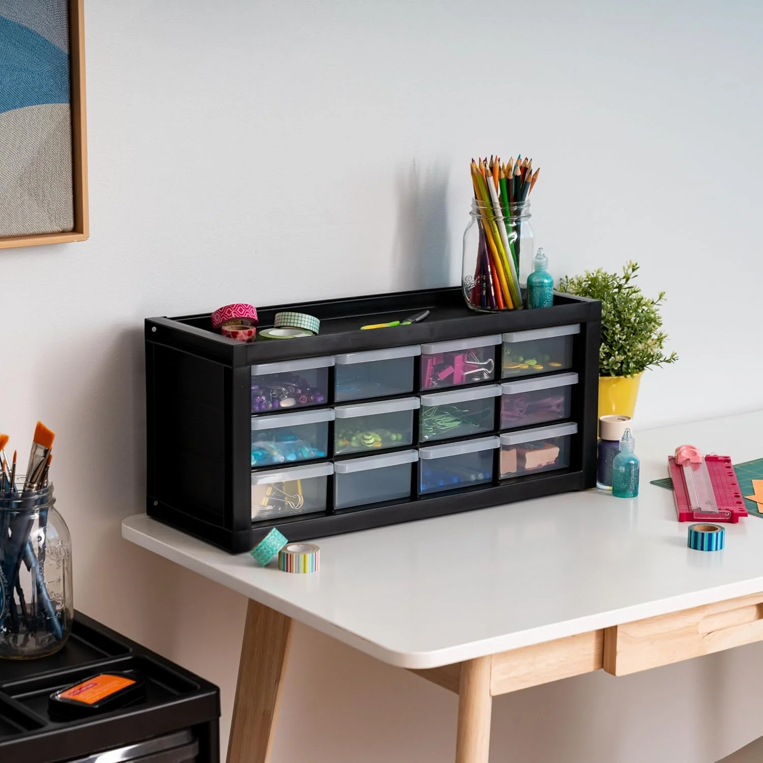 12-Drawer Desk Storage Organizer - Image 3