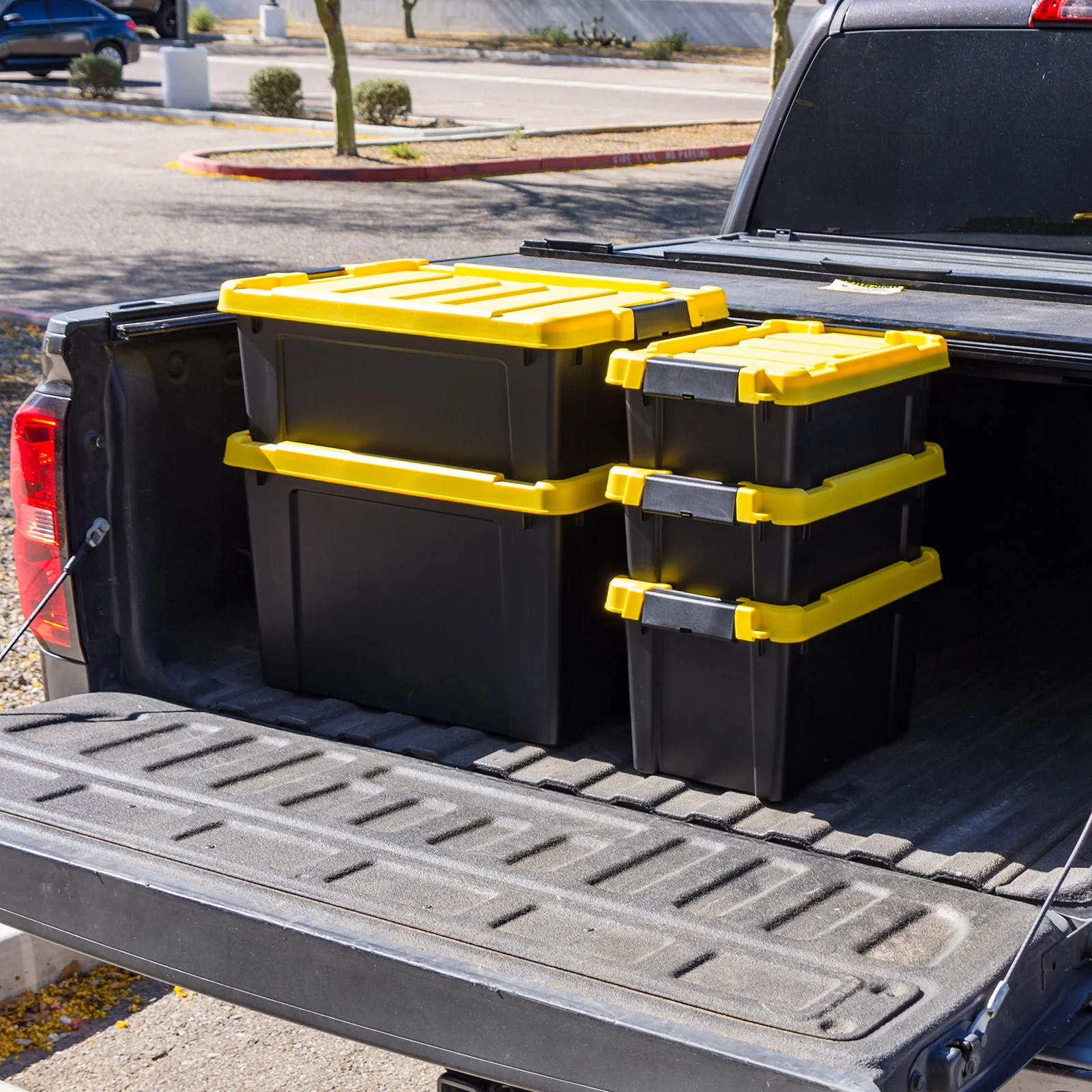 12-Gal Heavy-Duty Storage Containers with Latching Lids – 3-Pack - Image 6