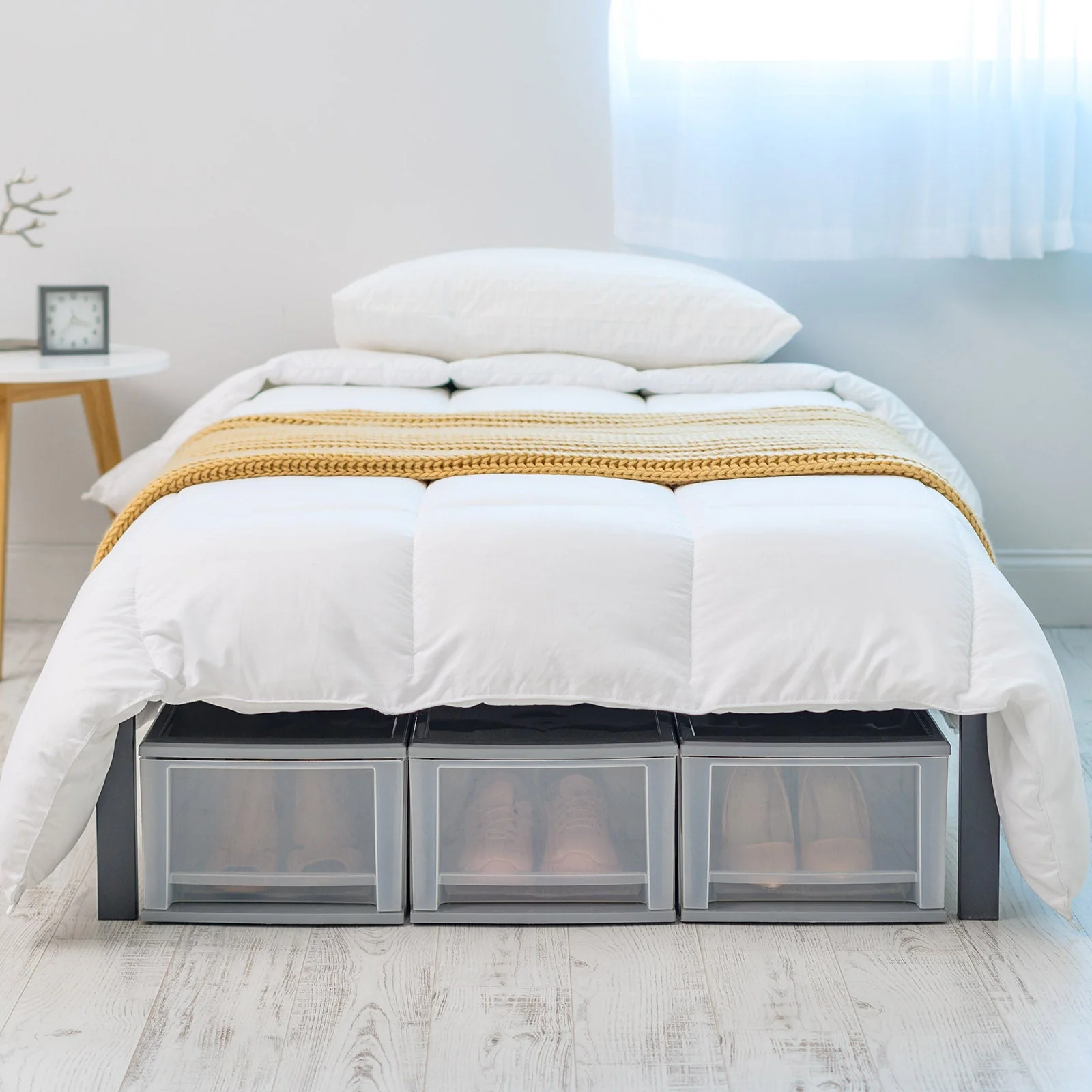 12" W Stackable Storage Drawer, Pack of 3 - Image 6