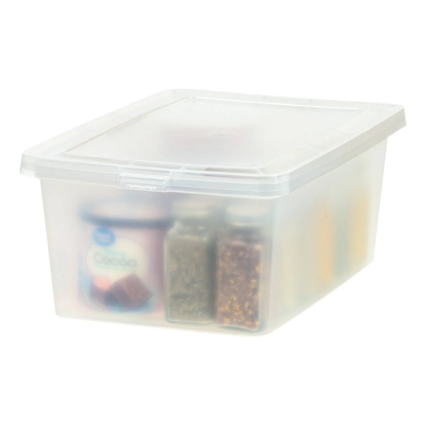 17 Quart Plastic Storage Bin Tote Organizing Container with Latching Lid for Shoes, Heels, Action Figures, Crayons/Pens, Art Supplies, Stackable and Nestable, 4 Pack, Clear - Image 3