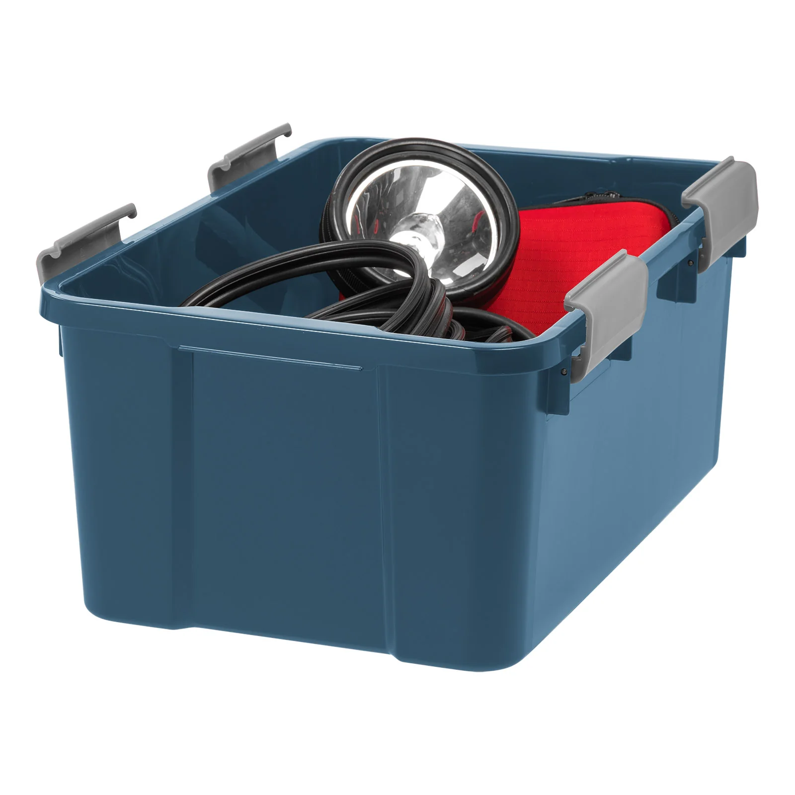 19Qt. Eco-Friendly Heavy Duty Totes for Storage with Easy-Grip Handles, 6 Pack - Image 8