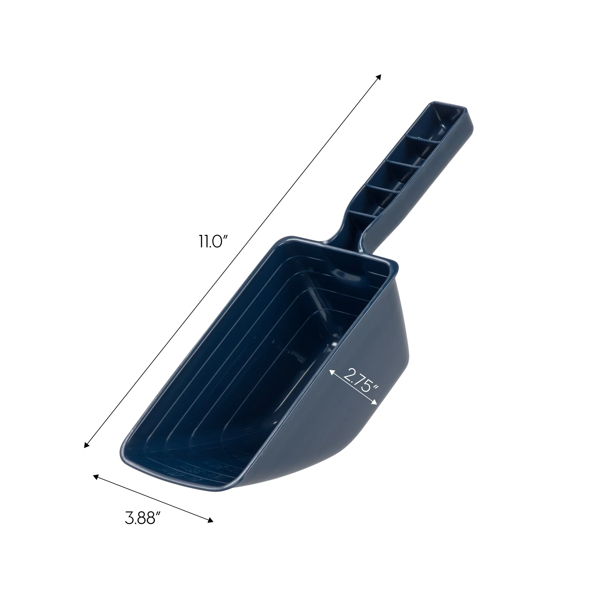 2-Cup Pet Food Scoop, 12 Pack, Navy Blue - Image 5