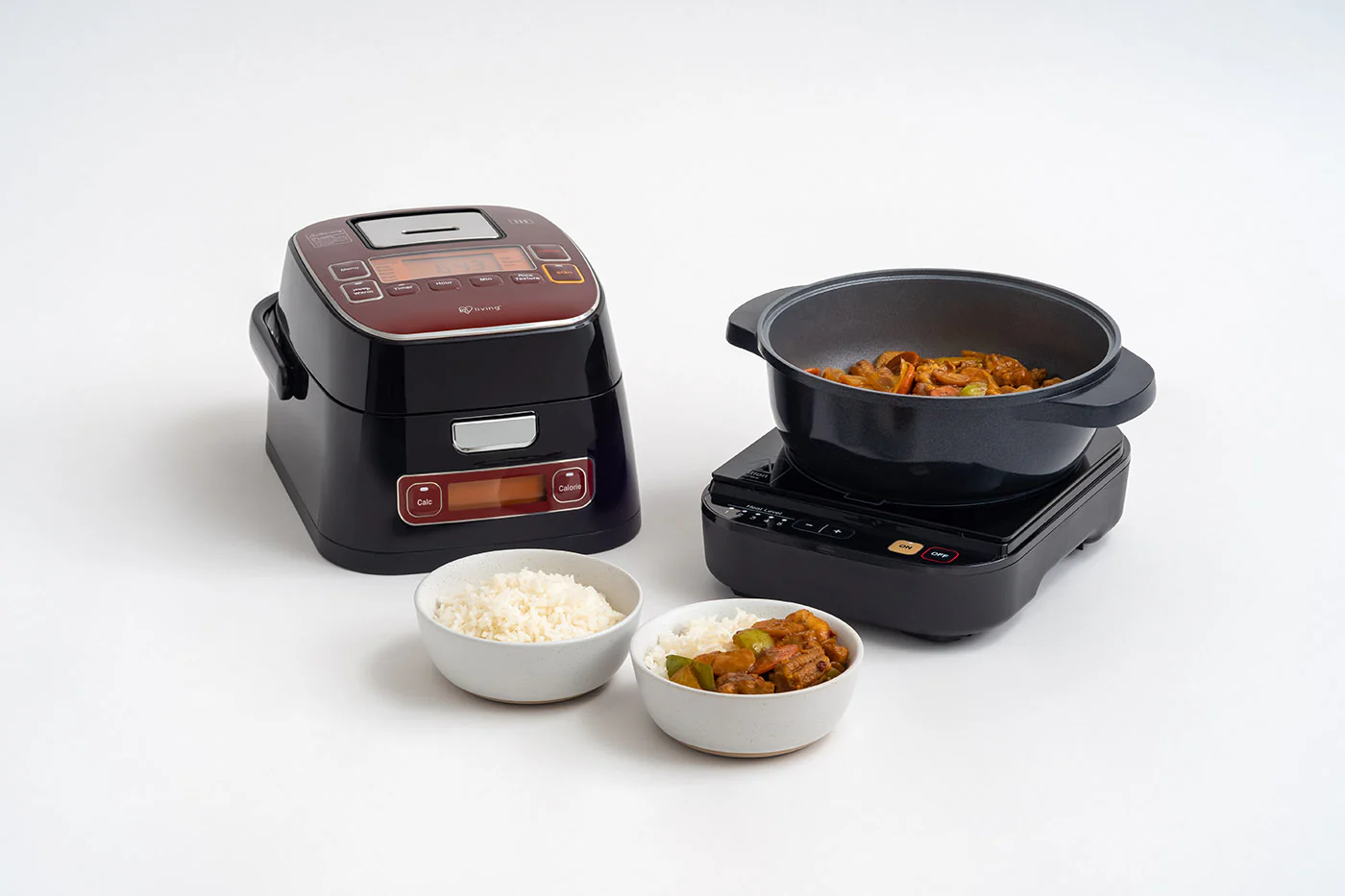 2-in-1 Rice Cooker and Induction Cooktop Burner, 3-Cup (Uncooked) / 6-Cup (Cooked) - Image 5