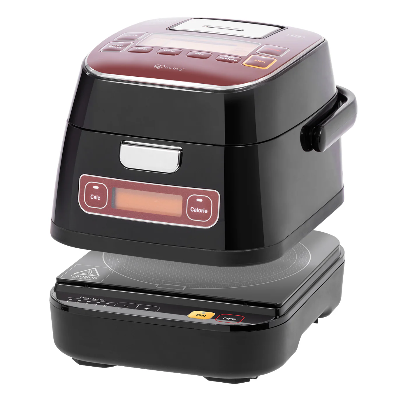 2-in-1 Rice Cooker and Induction Cooktop Burner, 3-Cup (Uncooked) / 6-Cup (Cooked) - Image 6