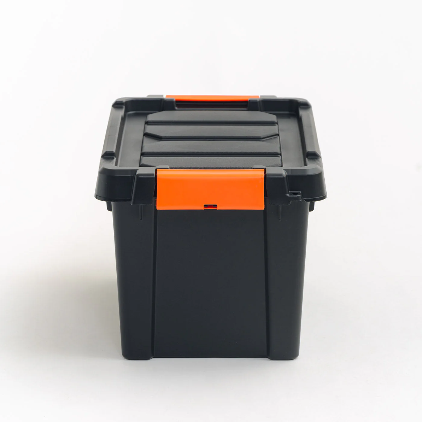 22 Quart Heavy Duty Plastic Storage Box, Black Pack of 4 - Image 4
