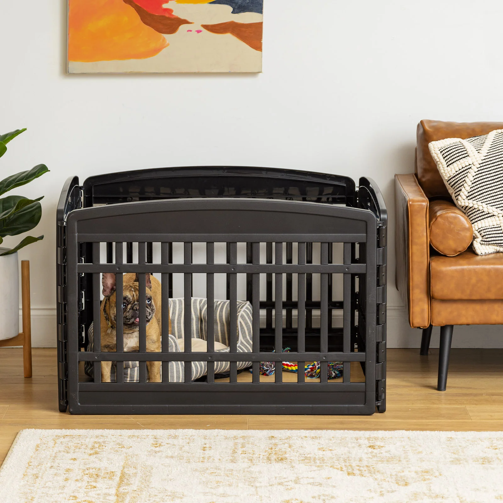 24" Exercise 4-Panel Pet Dog Playpen without door - Image 3