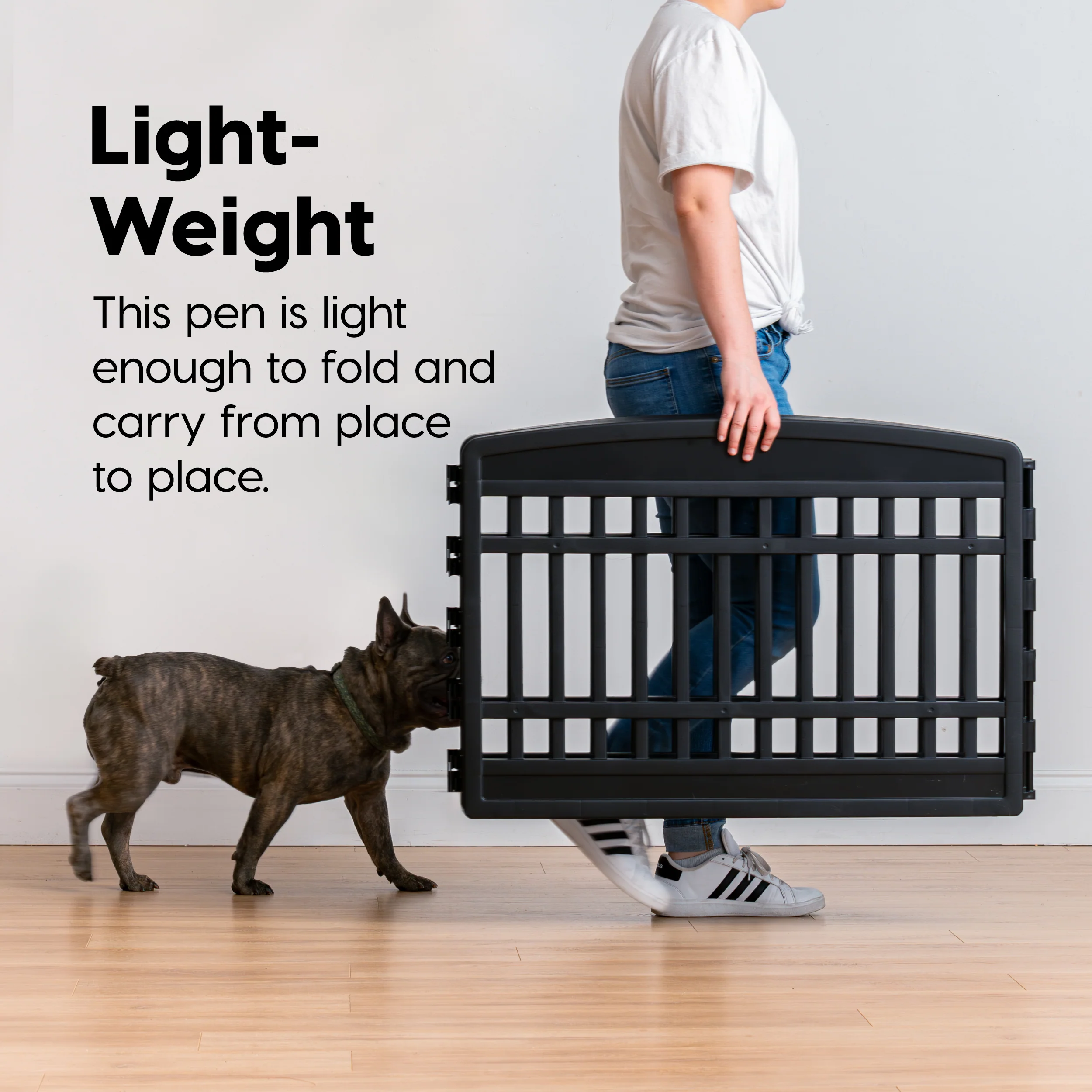24" Exercise 4-Panel Pet Dog Playpen without door - Image 6