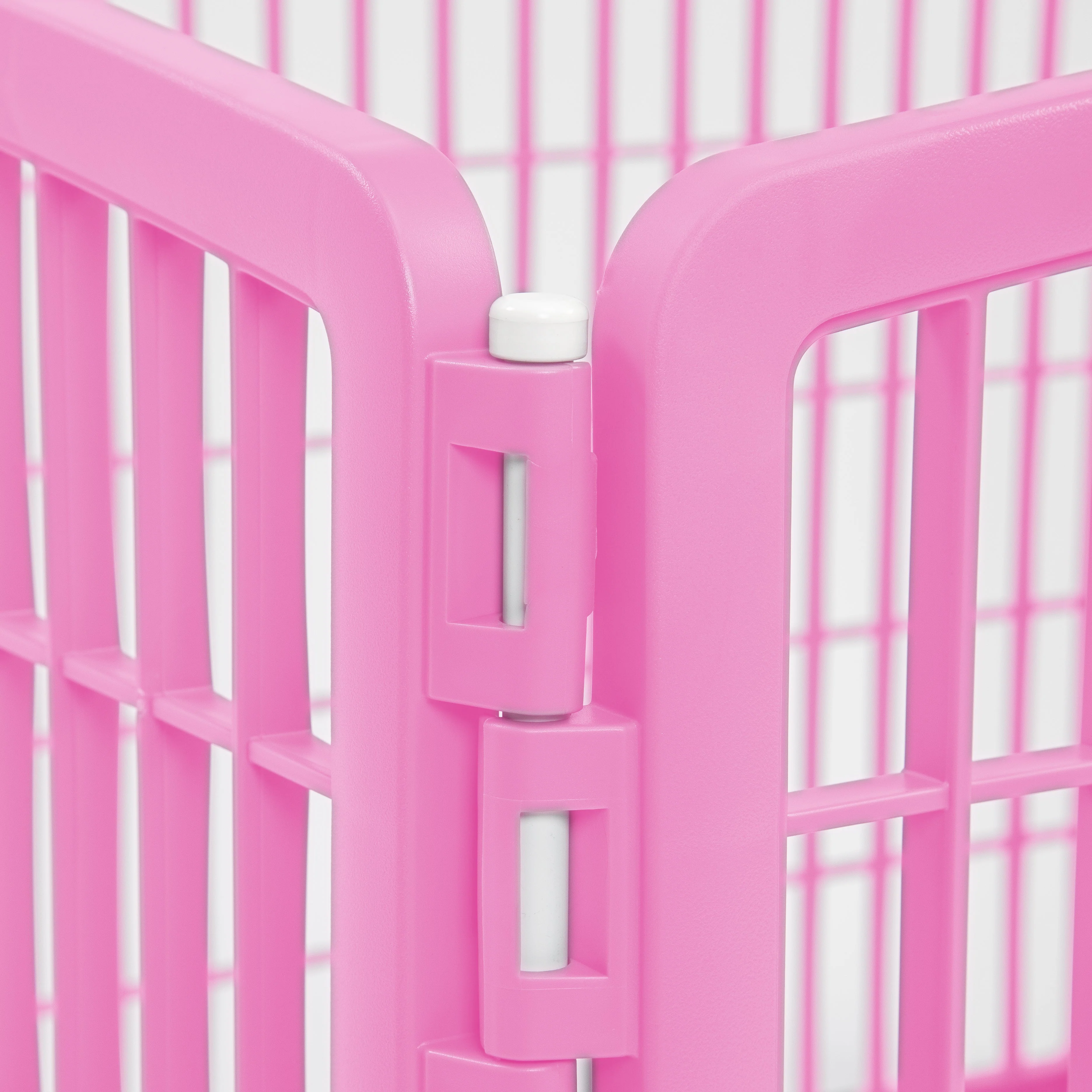 24'' Exercise 4-Panel Pet Playpen without Door, Pink - Image 5