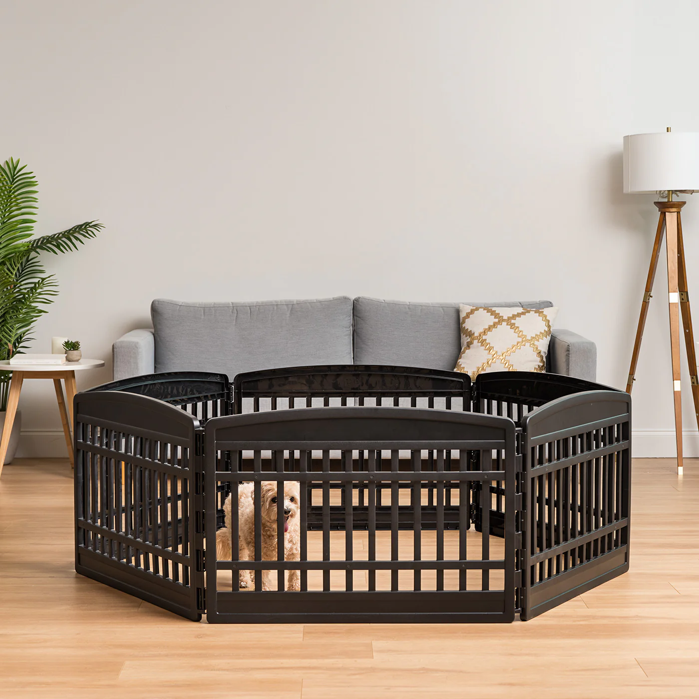 24" Exercise 6-Panel Pet Playpen without door - Image 4