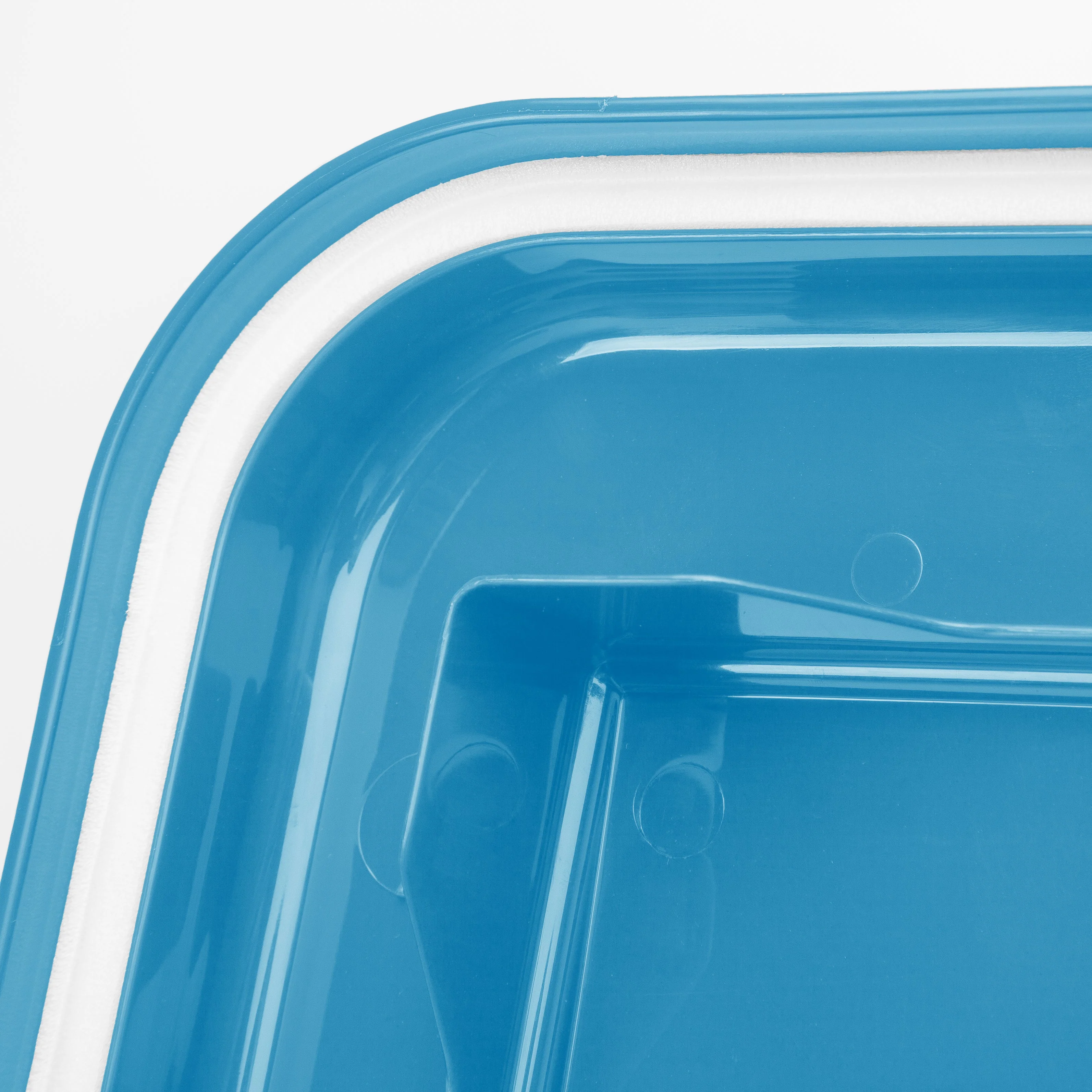 3-Piece WeatherPro® Airtight Pet Food Container Combo, Blue/Pearl - Image 3