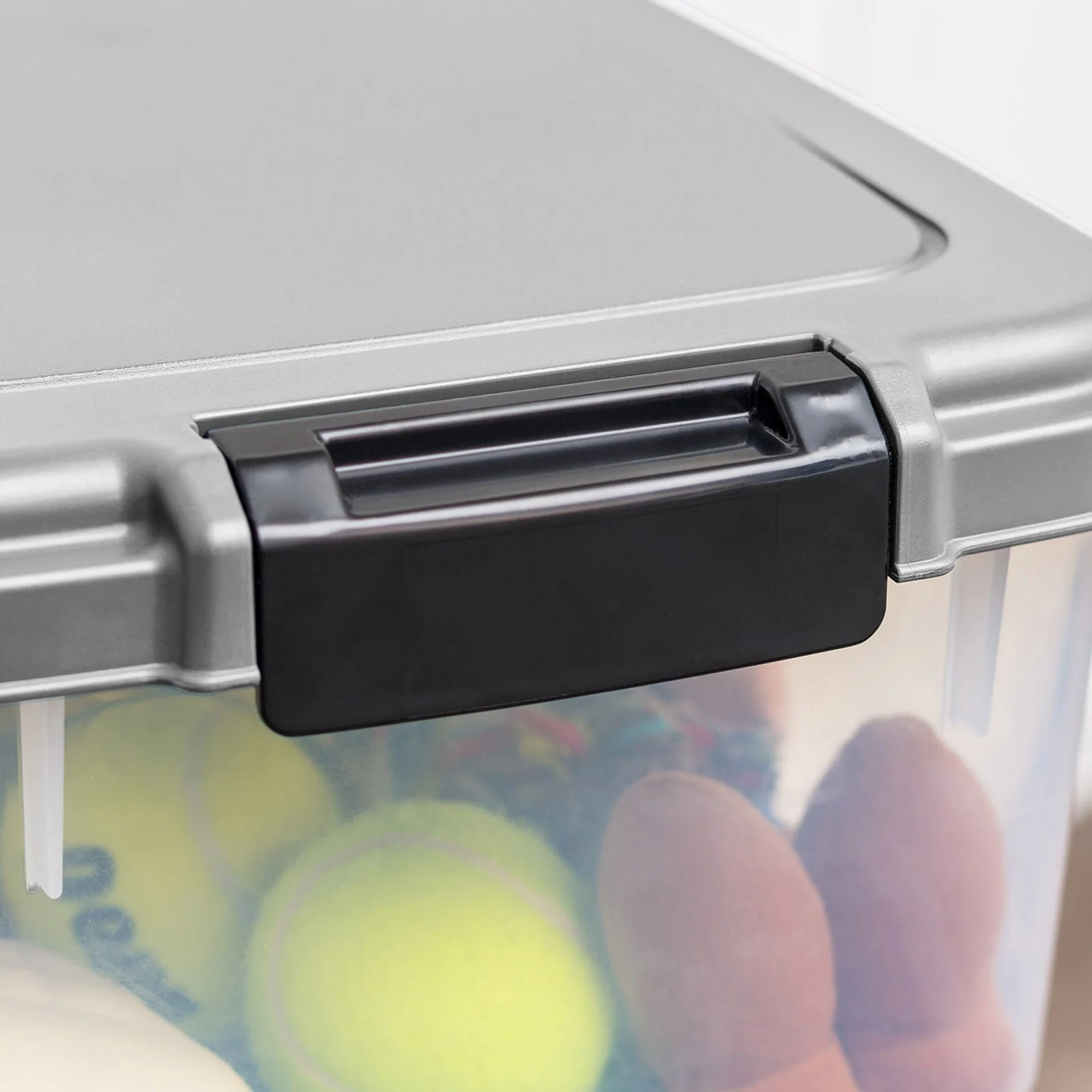 3-Piece WeatherPro® Airtight Pet Food Container Combo, Chrome - Image 7