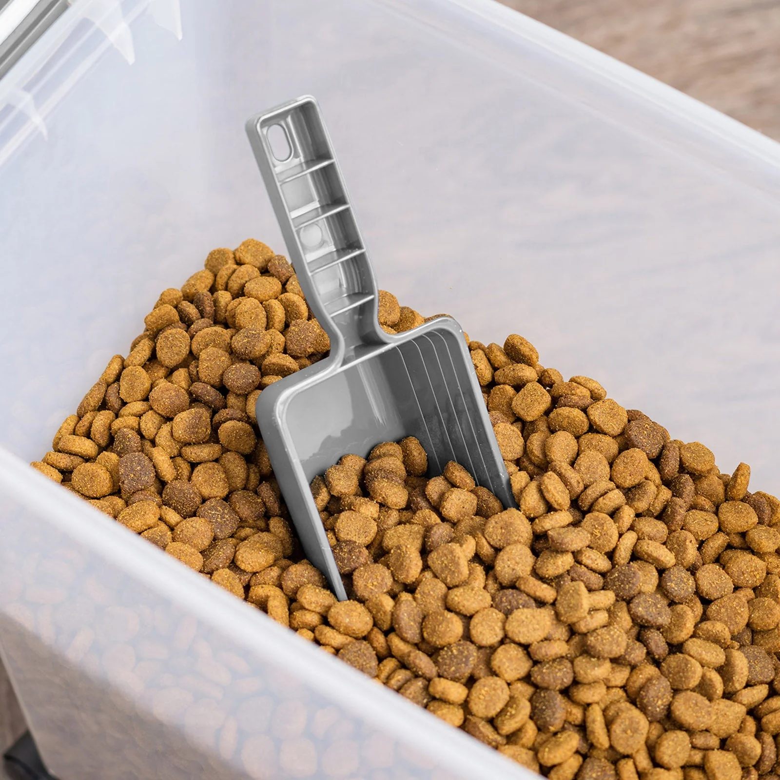 3-Piece WeatherPro® Airtight Pet Food Container Combo, Chrome - Image 9