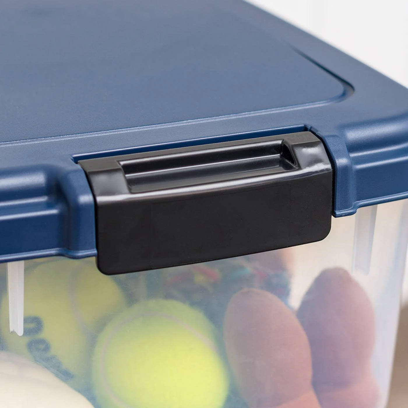 3-Piece WeatherPro® Airtight Pet Food Container Combo, Navy - Image 6