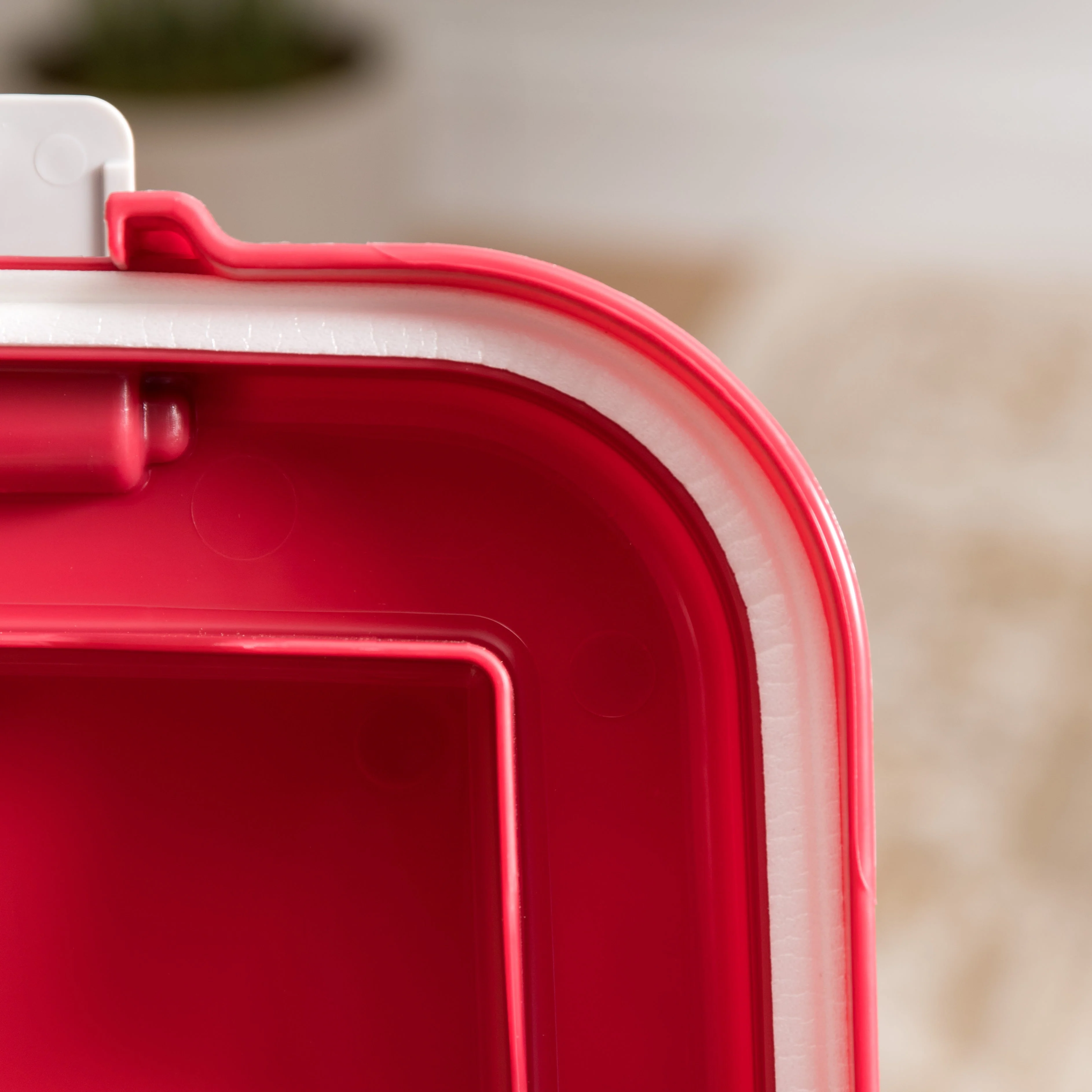 3-Piece WeatherPro® Airtight Pet Food Container Combo, Red/Pearl - Image 5