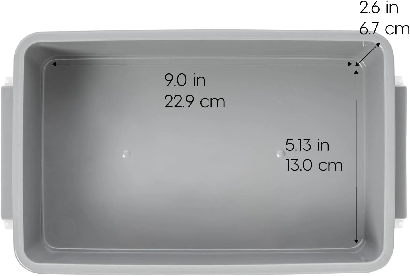 3 Qt. Plastic Craft Storage Container Bins with Lids, 4 Pack - Image 3