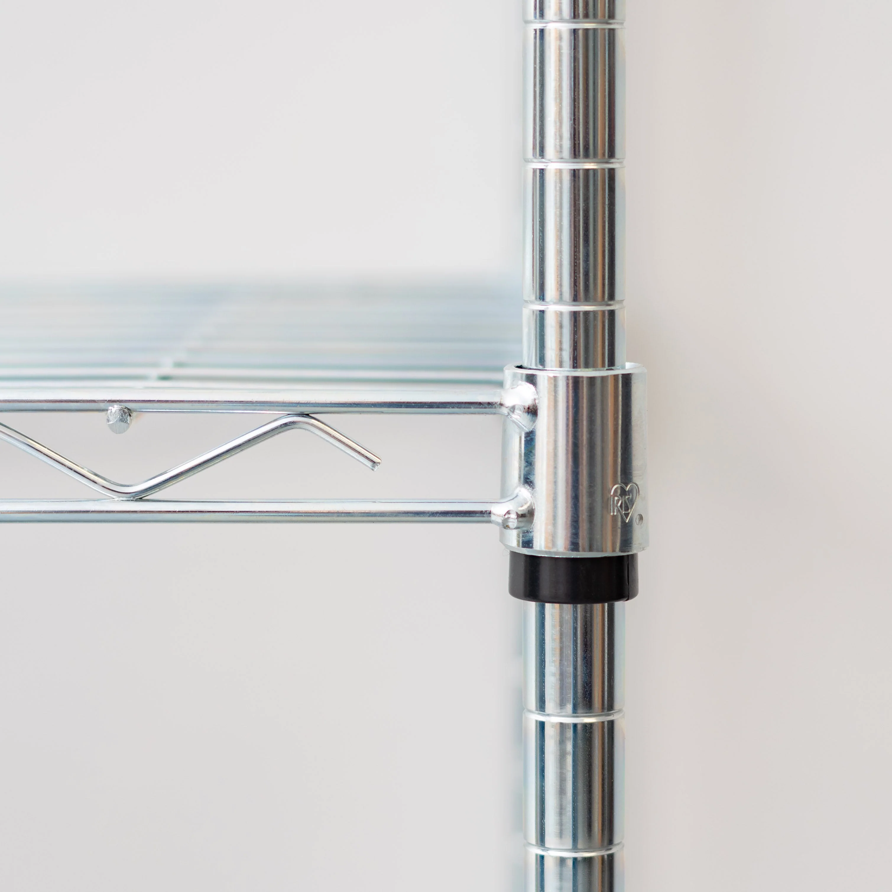 3 Shelf Wire Storage Unit, Silver - Image 6