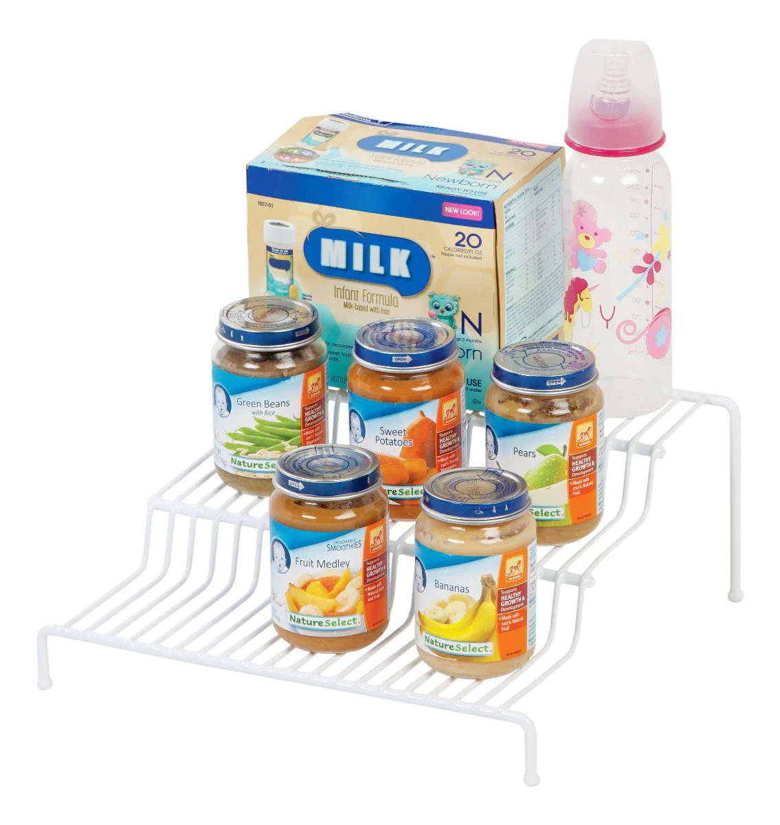 3-Tier Cabinet Organizer, White - Image 7