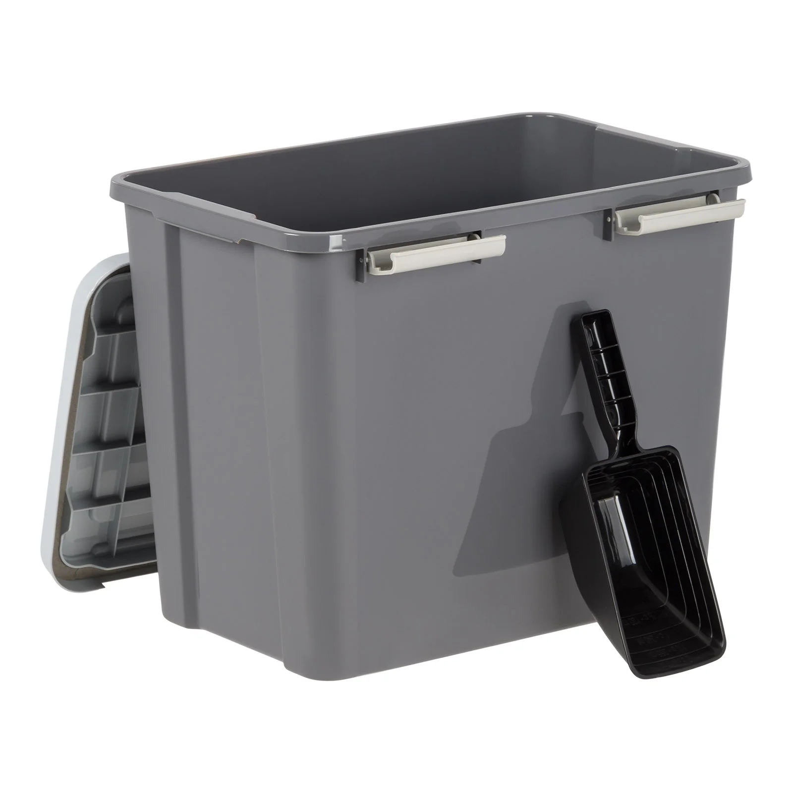 30 Lbs. Airtight Pet Food Container | Dog & Cat Food Storage Bin with Scoop - Image 7