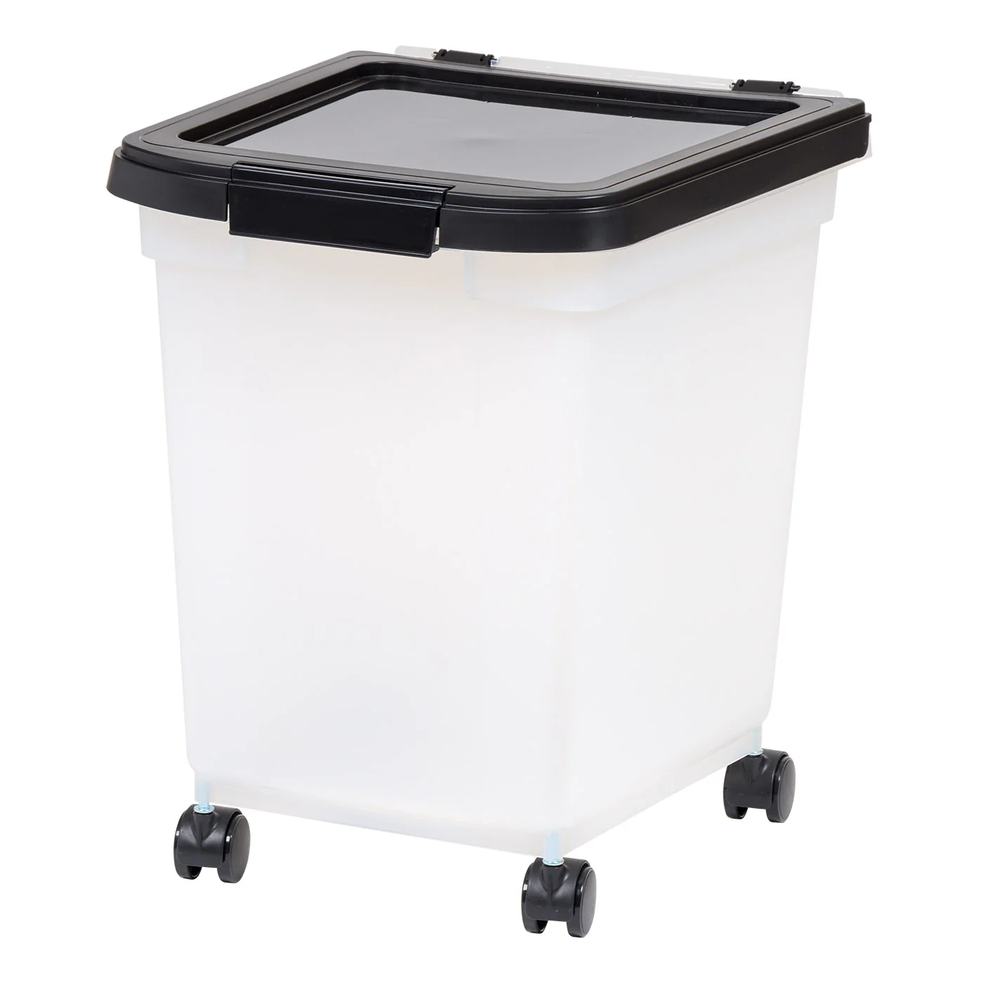 32.5 Quart WeatherPro® Airtight Pet Food Container, Black Lid