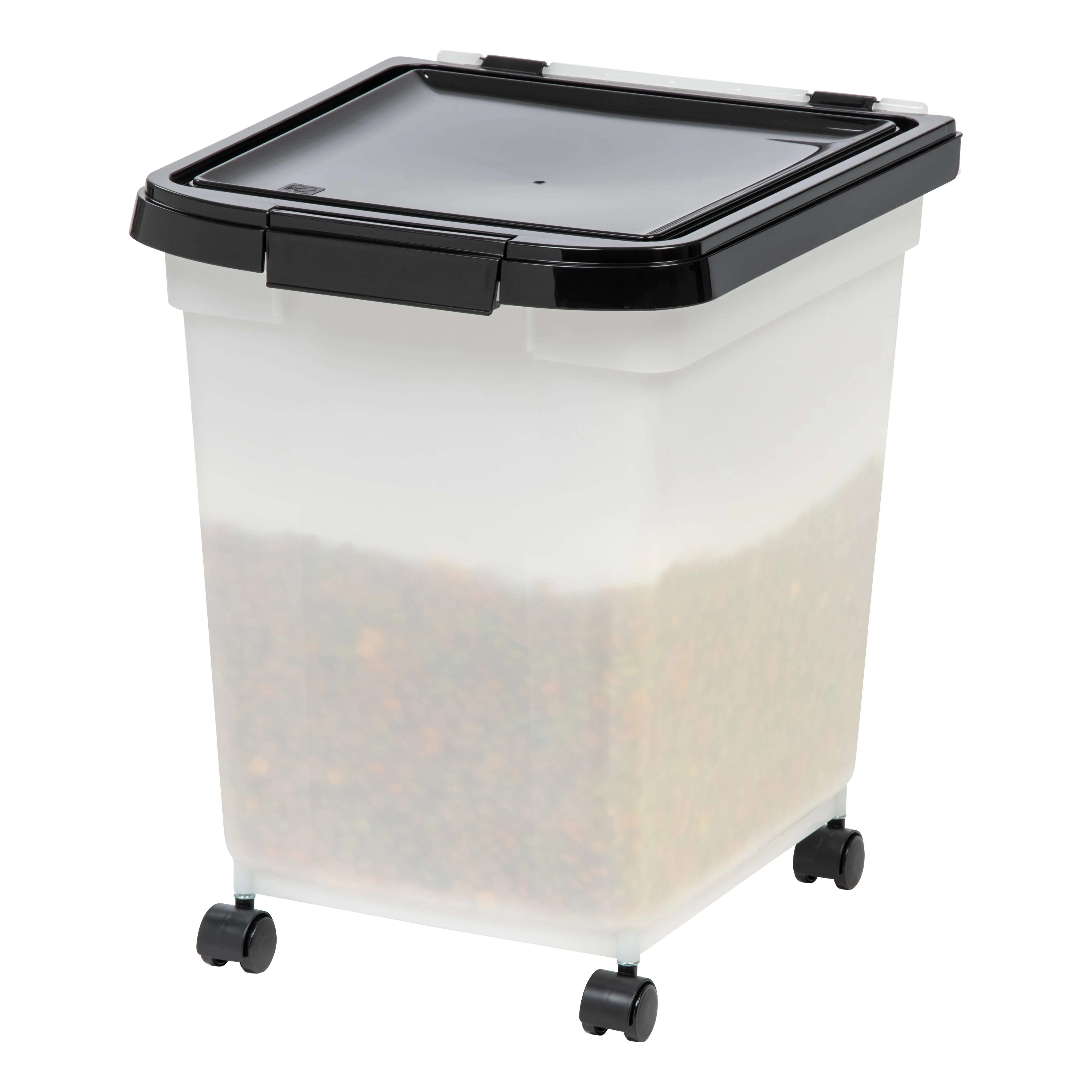 32.5 Quart WeatherPro® Airtight Pet Food Container, Black/Pearl - Image 6