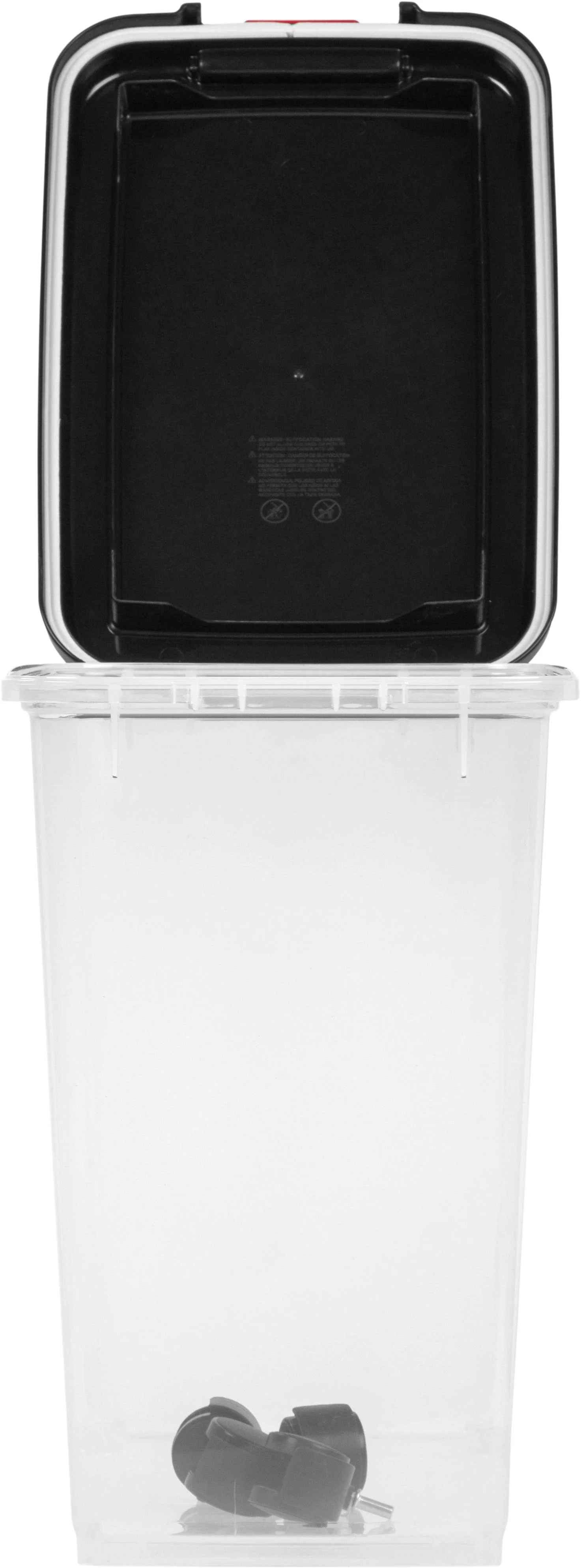 33 Quart WeatherPro® Airtight Pet Food Container, Black Lid - Image 3