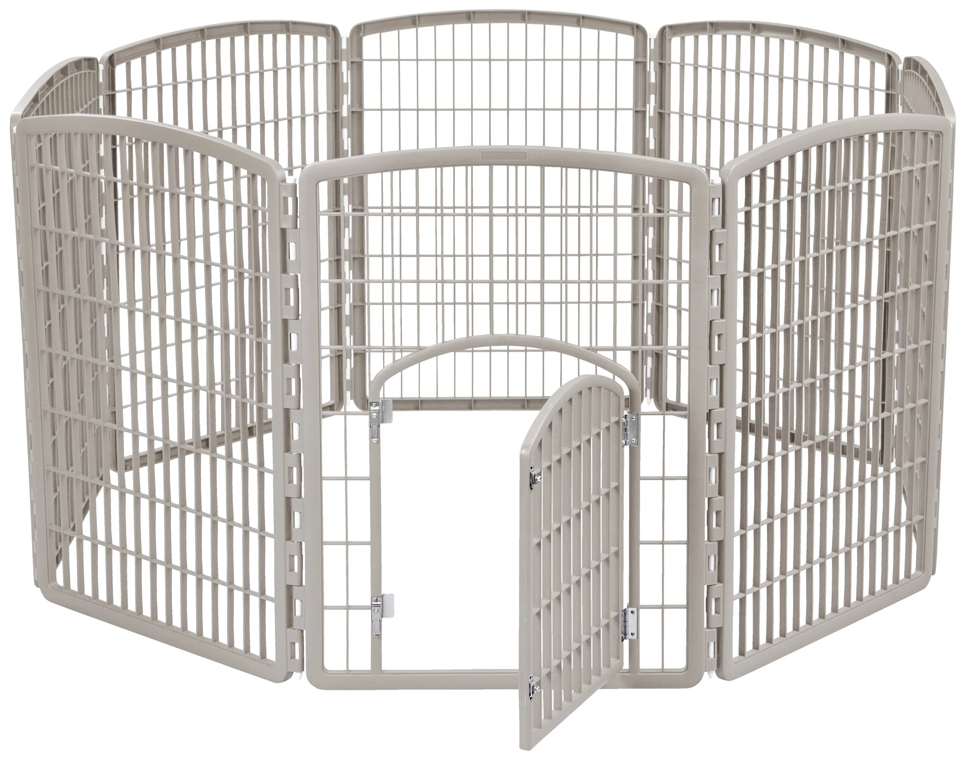 34" Exercise 8-Panel Pet Playpen with Door - Image 10