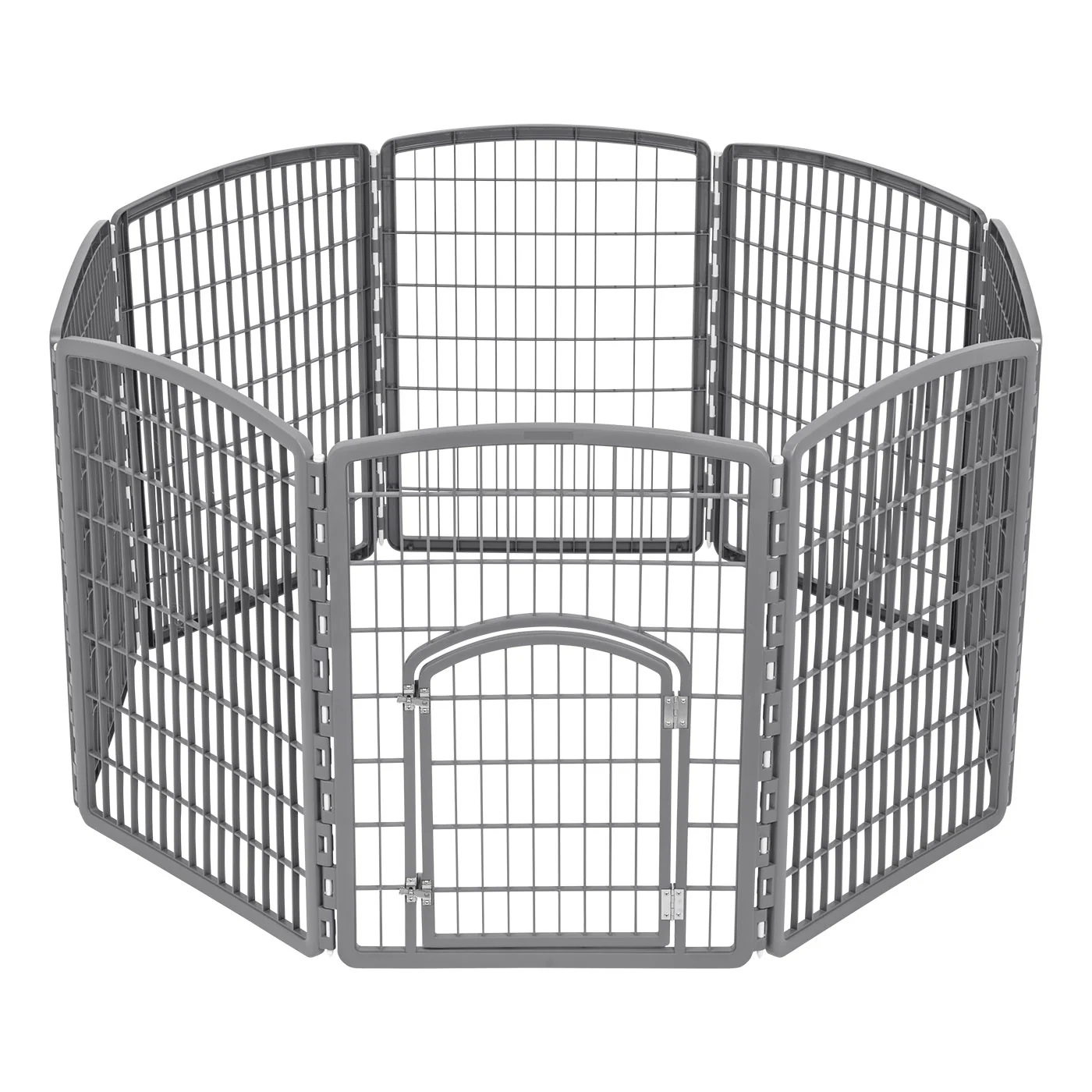 34" Exercise 8-Panel Pet Playpen with Door - Image 7