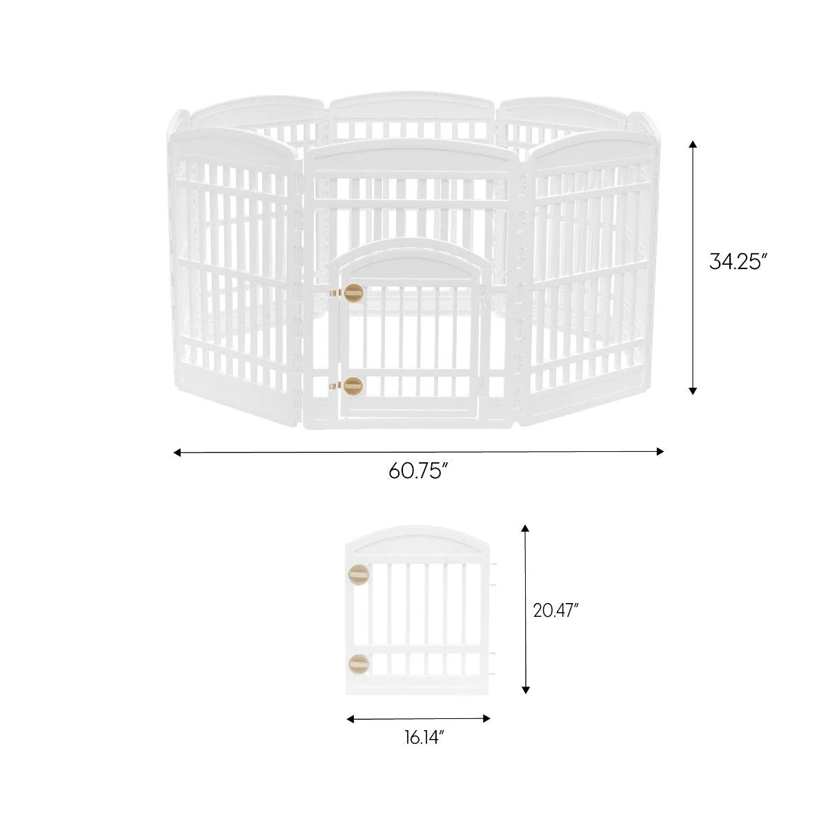 34-inch Pet Plastic Playpen - Image 5