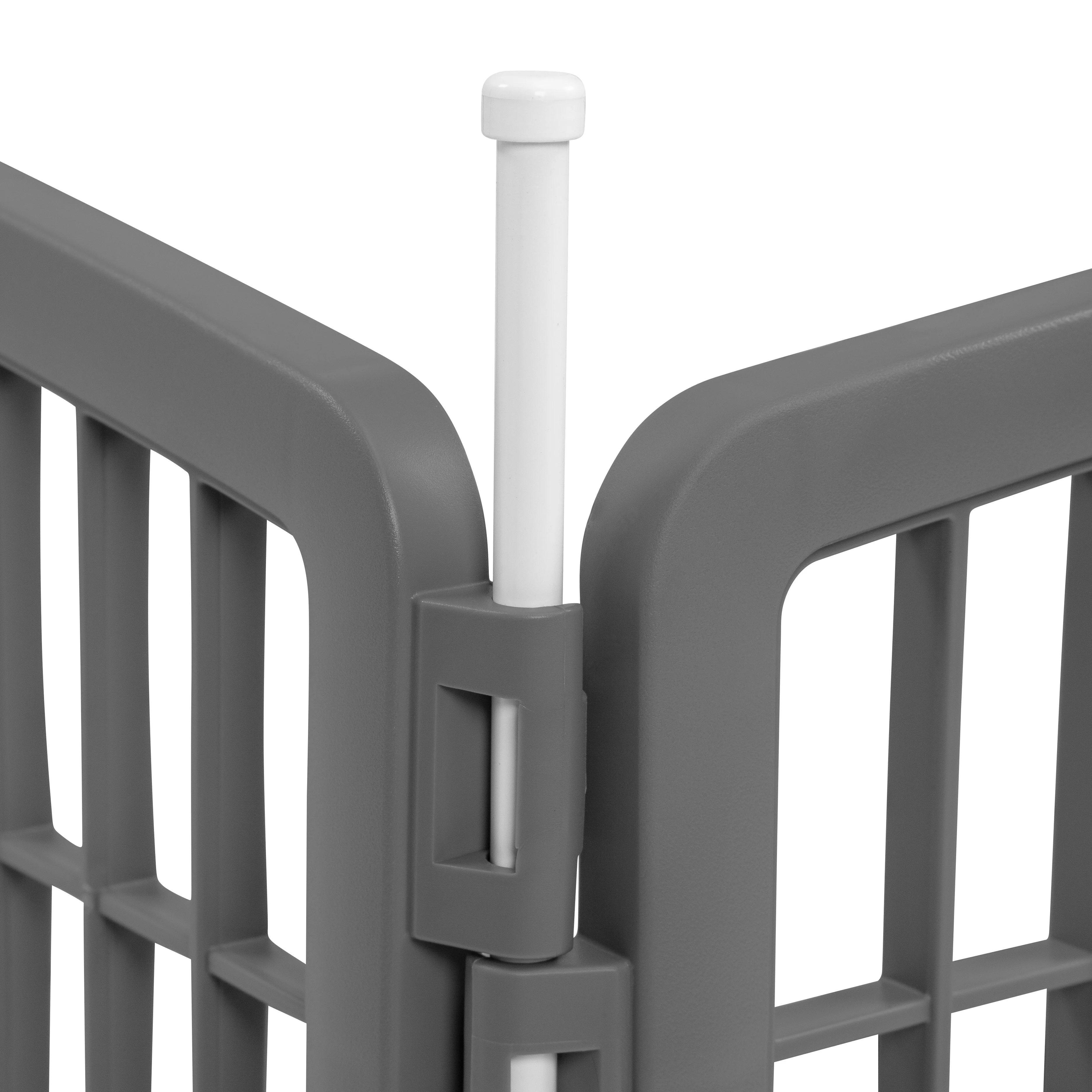 34'' Pen Playpen 2 Panel Add-On, Grey - Image 3
