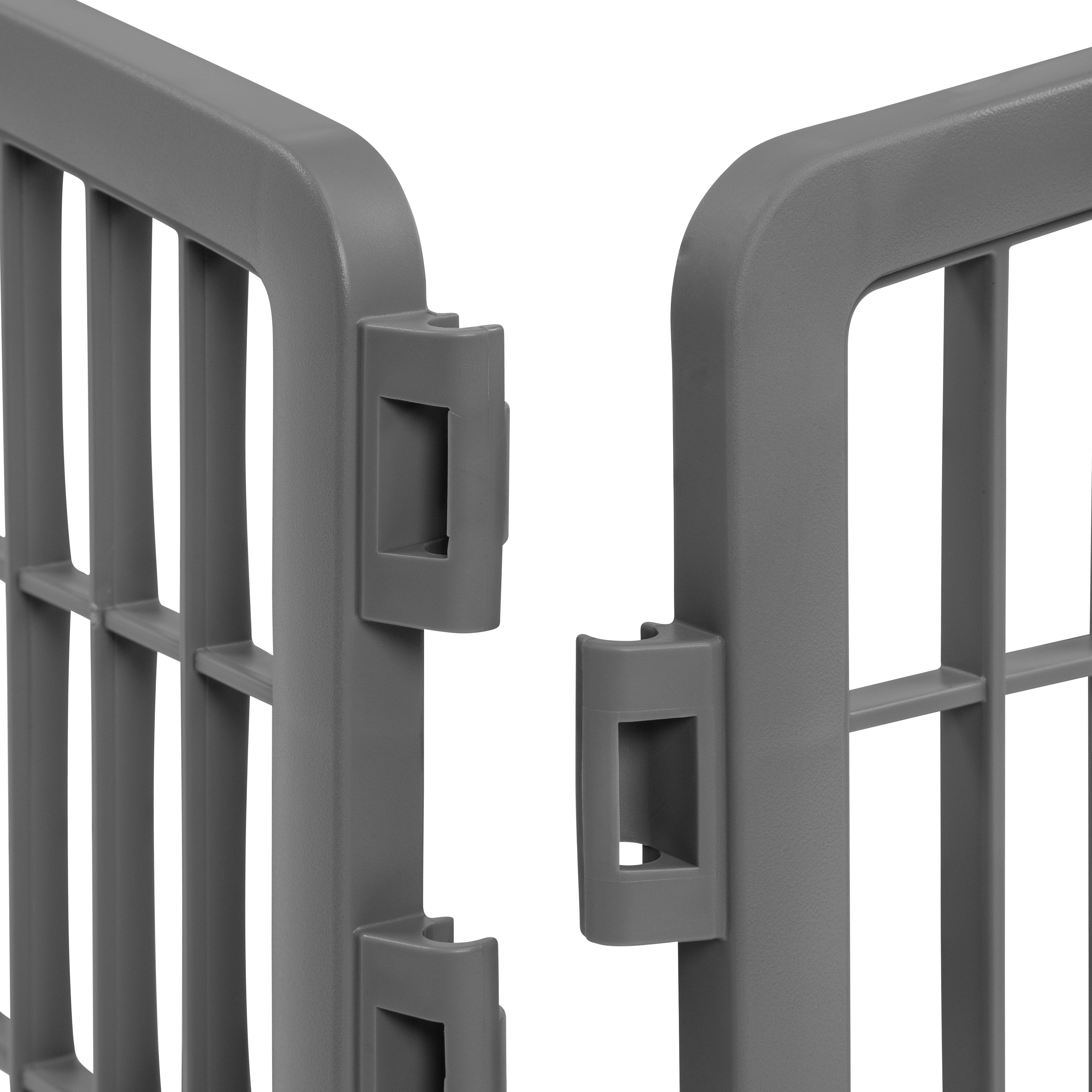 34'' Pen Playpen 2 Panel Add-On, Grey - Image 4
