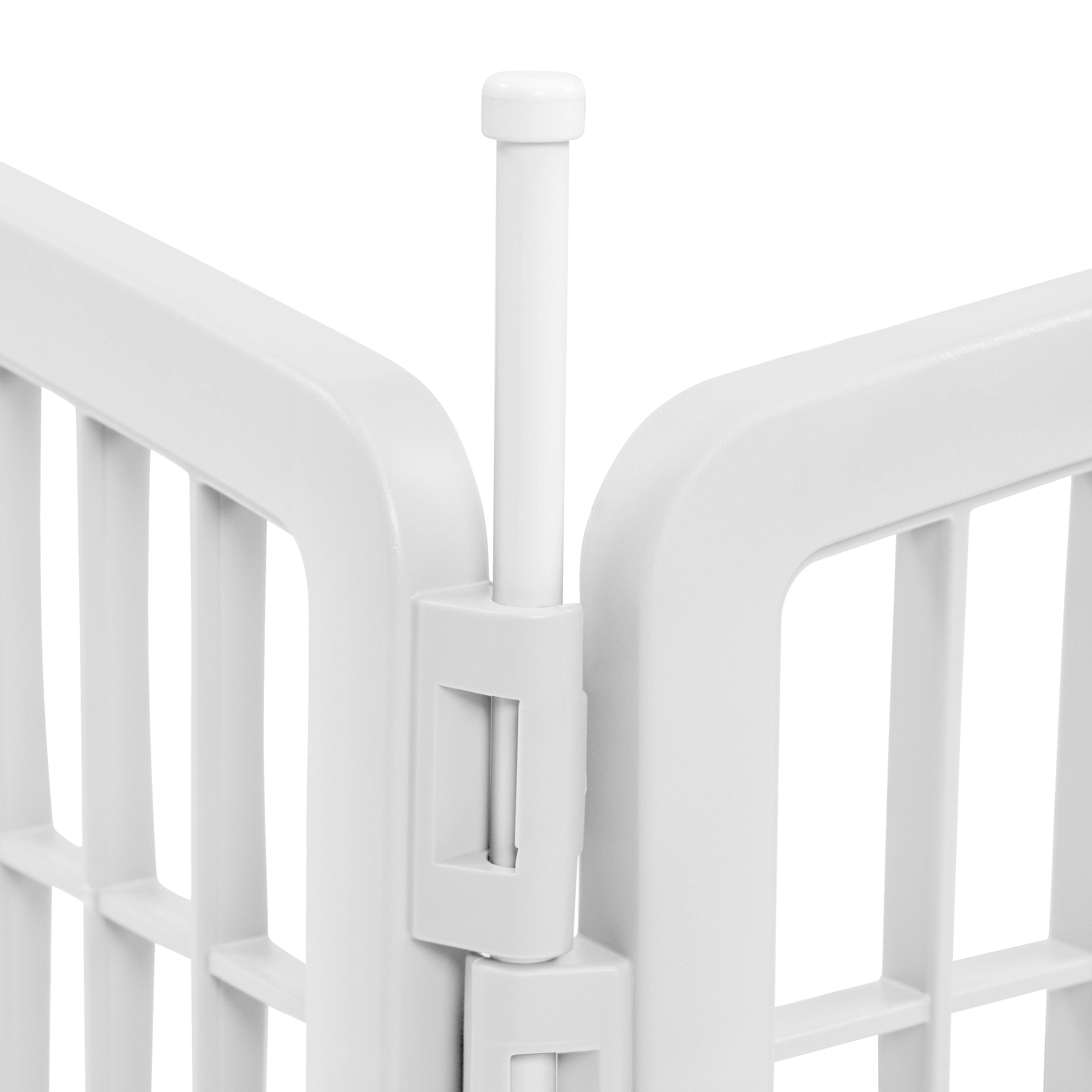 34'' Pen Playpen 2 Panel Add-On, White - Image 3