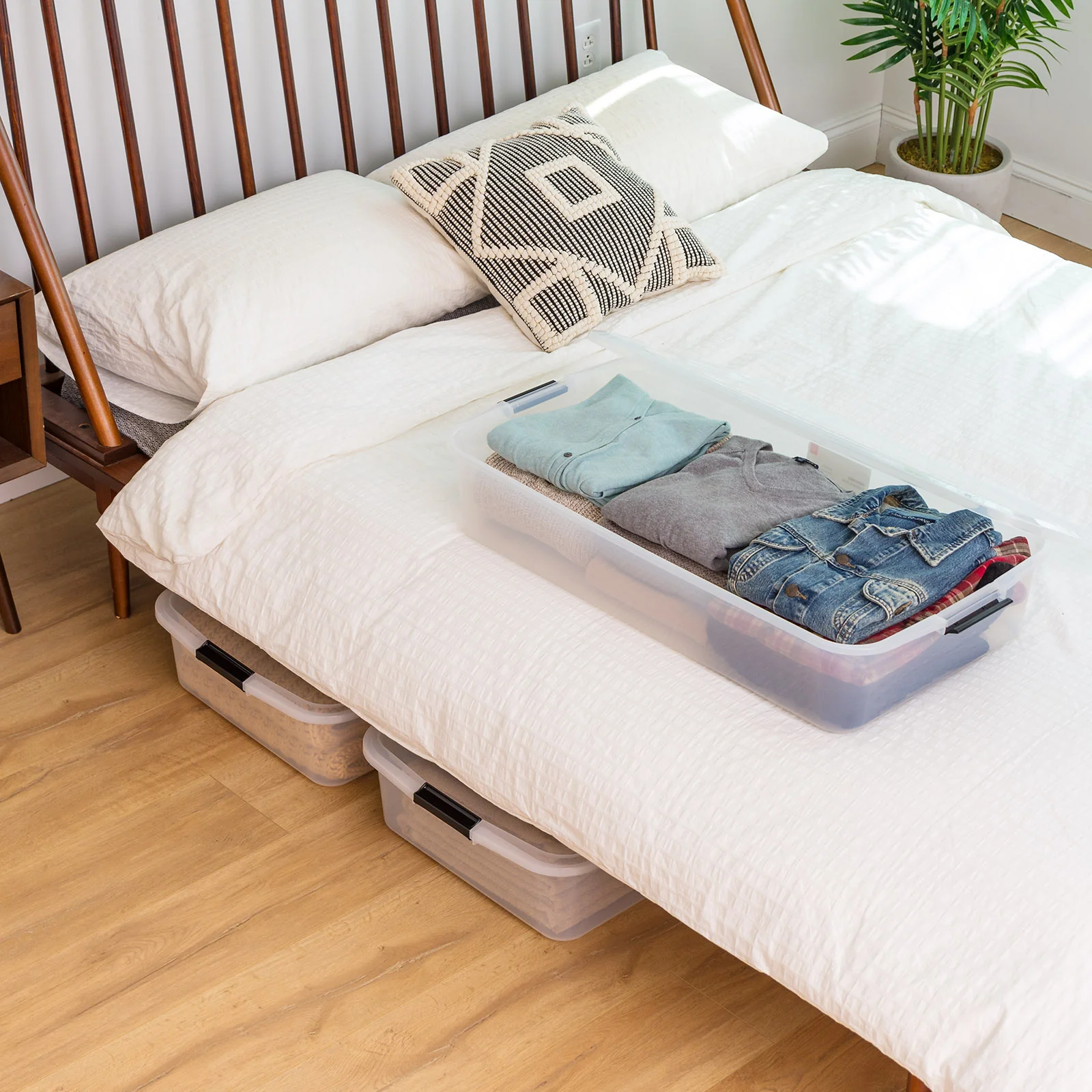 3pk 50qt Underbed Storage Totes - Image 4