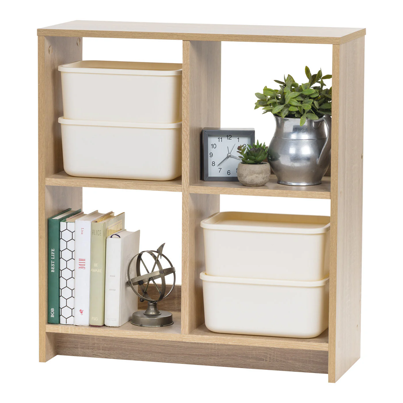 4-Cube shelf Light Brown - Image 7