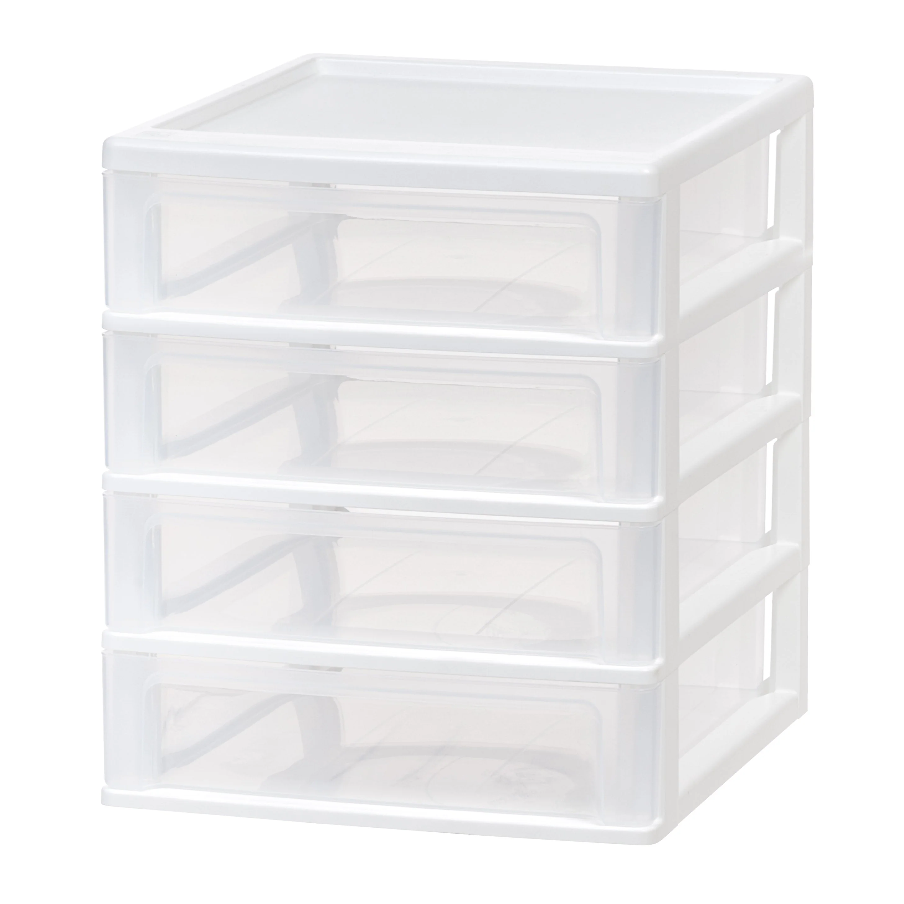 4-Drawer Desktop-Organizer Plastic-Drawer Office-Supplies File-Holder - Image 3