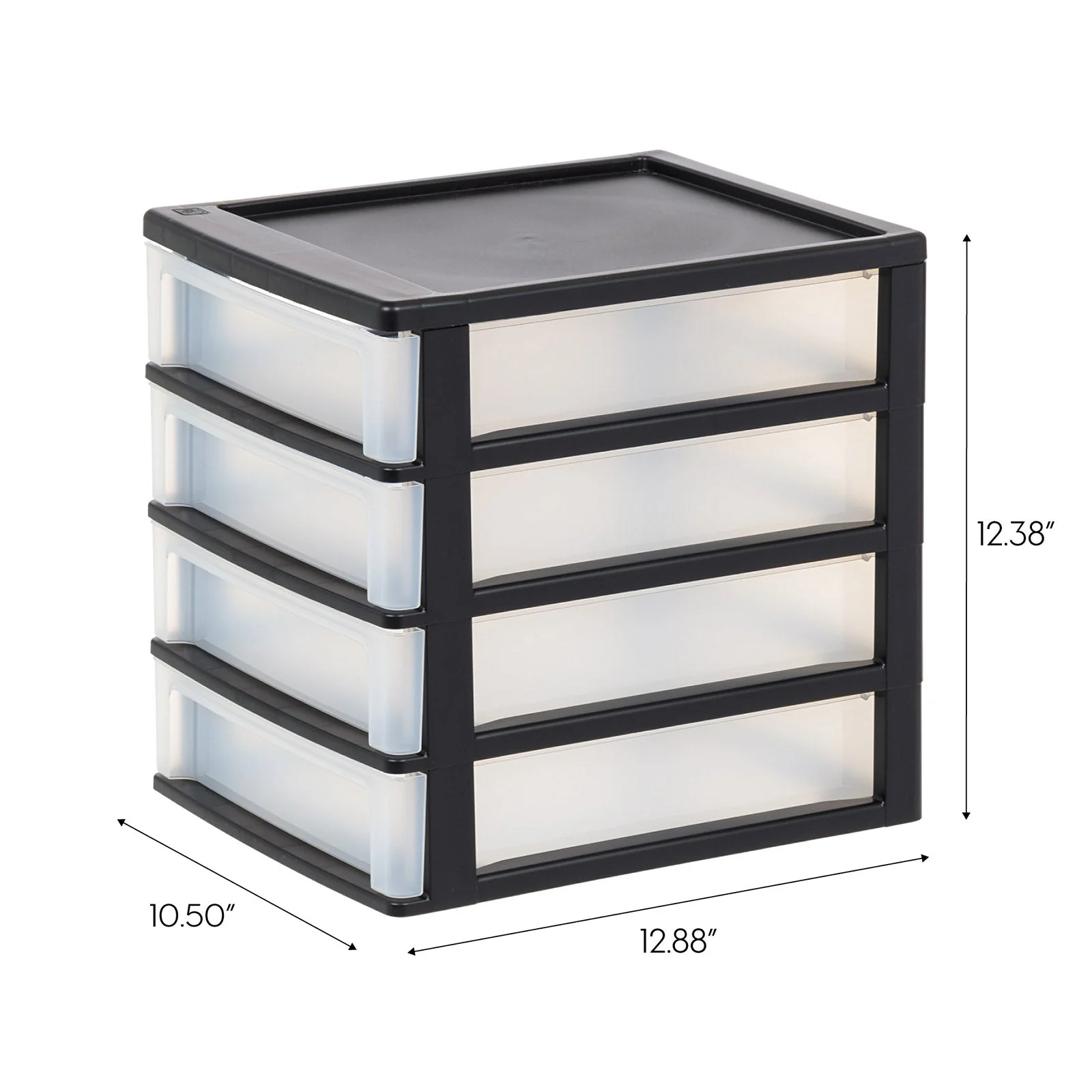 4- Drawer Desktop Storage Unit, White Pack of 2 - Image 2