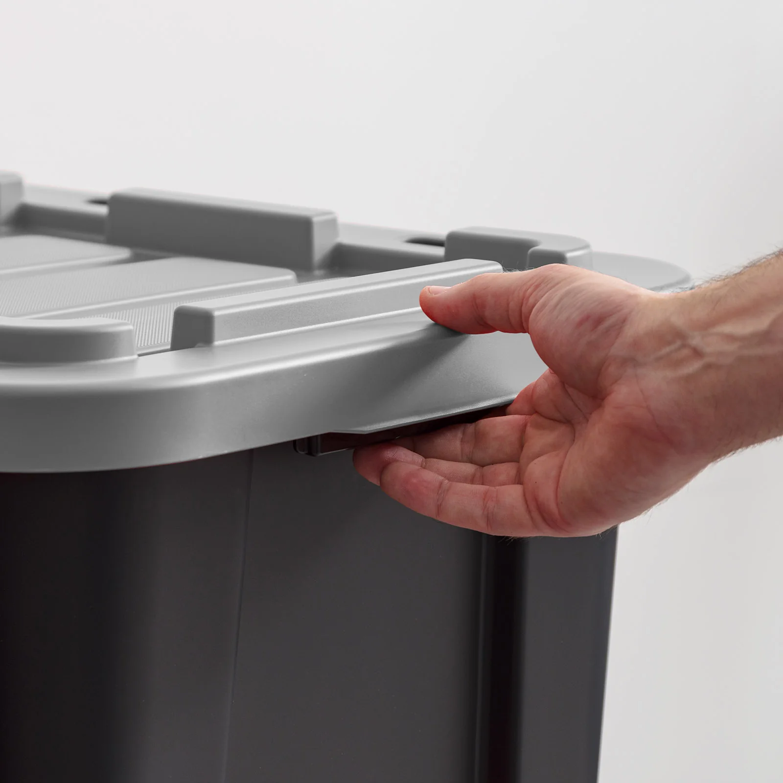 4-Pack 11.5-Gal / 46-Qt Heavy-Duty Stackable Storage Bins with Snap Lids – All-Weather Plastic Totes - Image 15