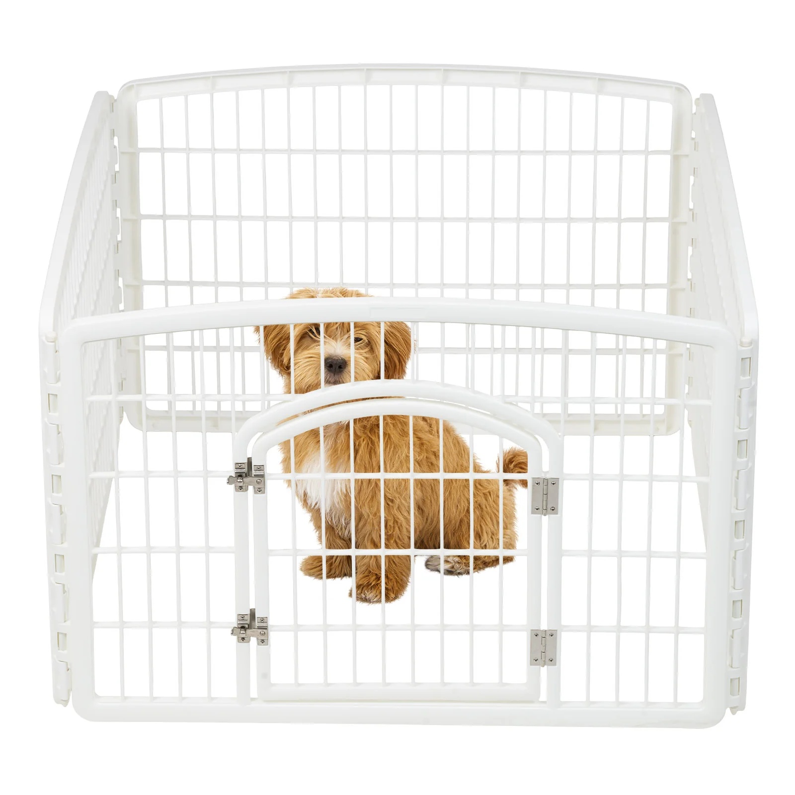 4-Panel Pet Playpen with Door