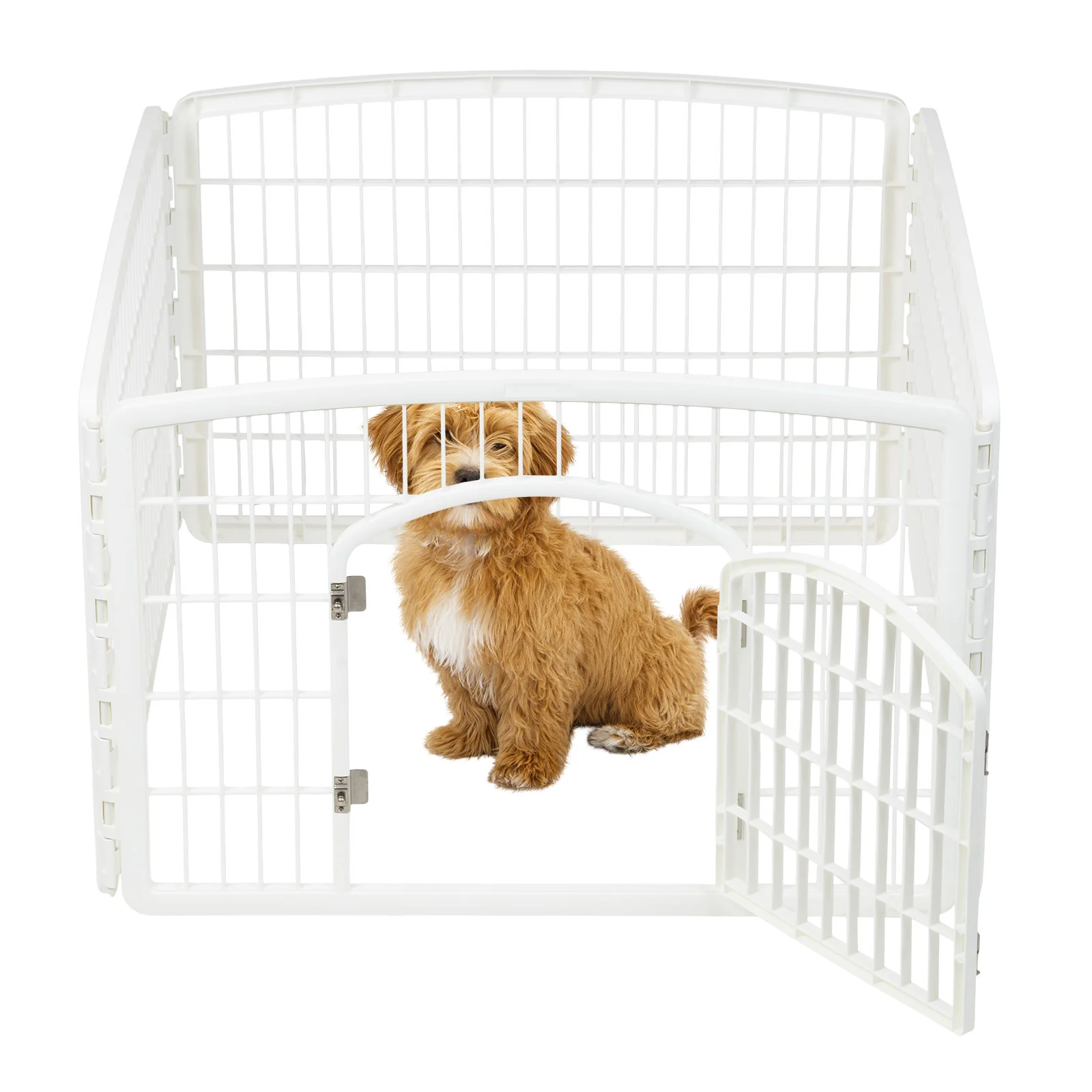 4-Panel Pet Playpen with Door - Image 2