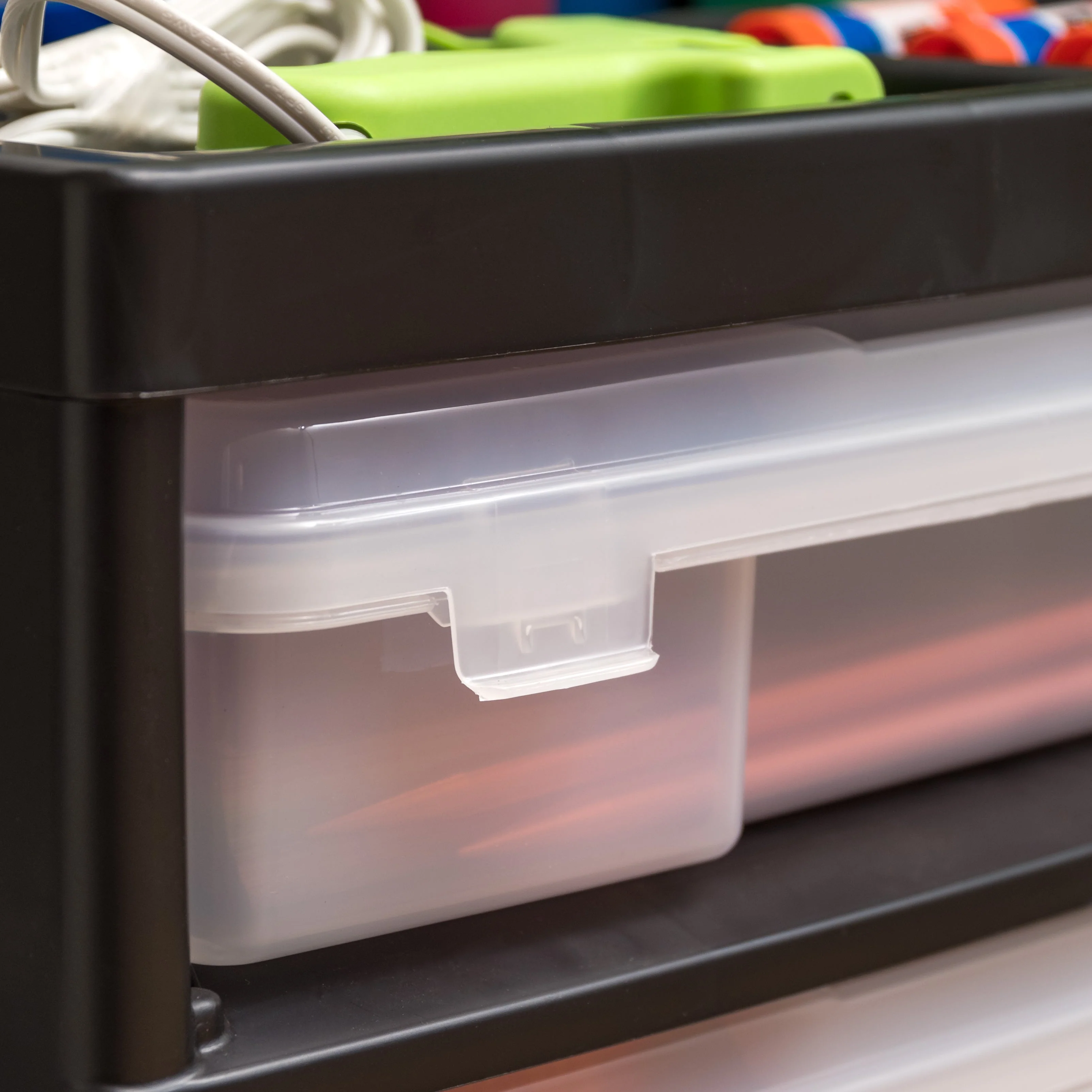 5-Case Scrapbook Cart, Black - Image 4
