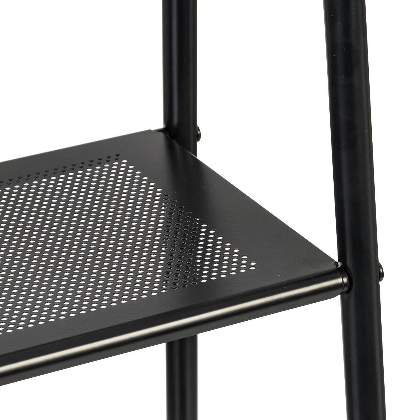 5 Shelf Garment and Accessories Rack for Hanging and Displaying Clothes - Black - Image 7