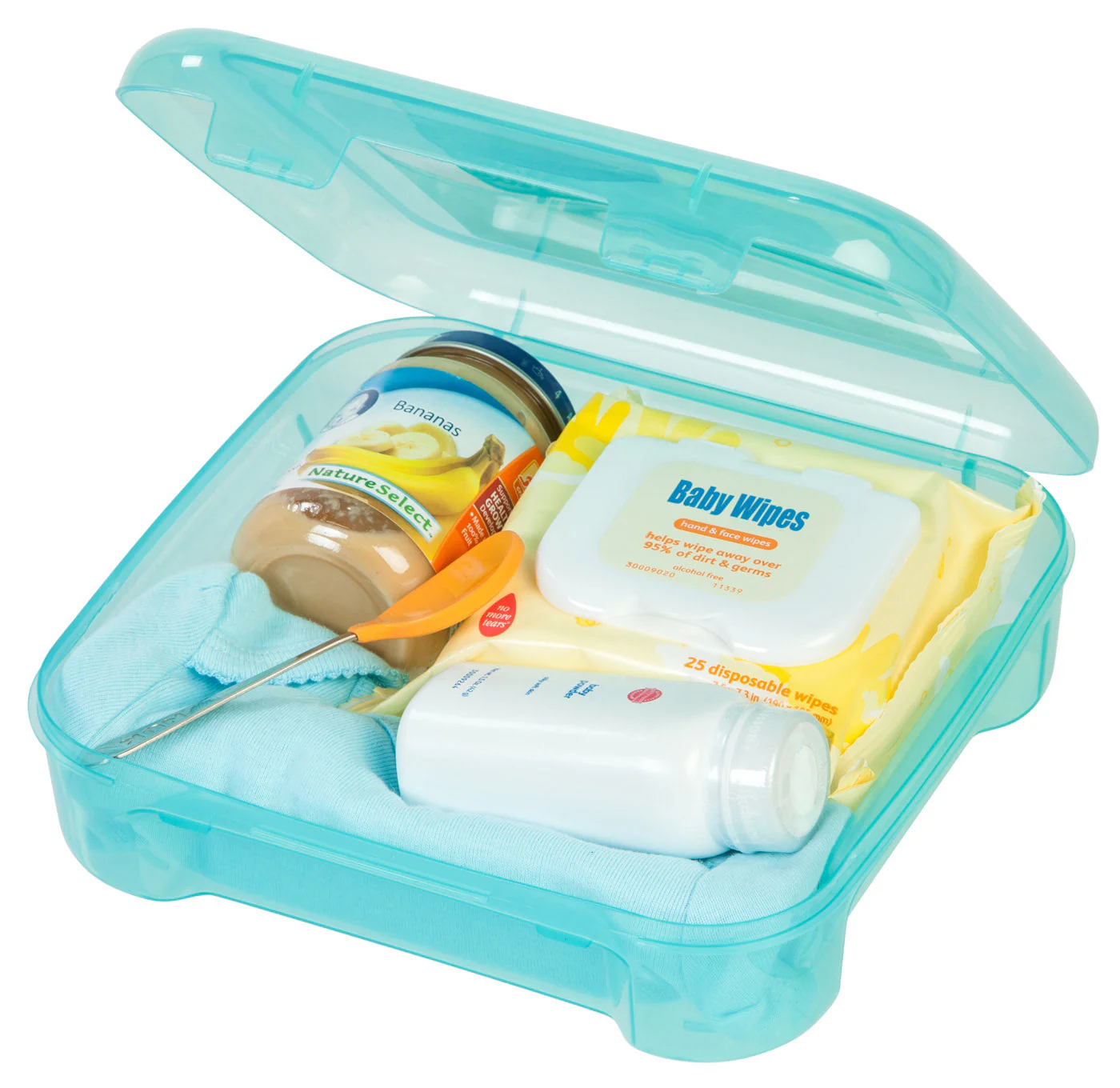 6" x 6" Portable Project Case, 8 Pack, Blue - Image 2