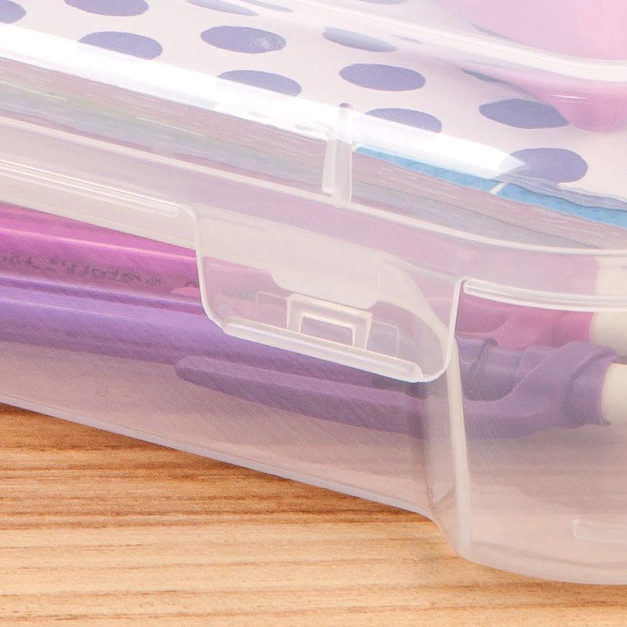6" x 6" Portable Project Case, 8 Pack, Clear - Image 2