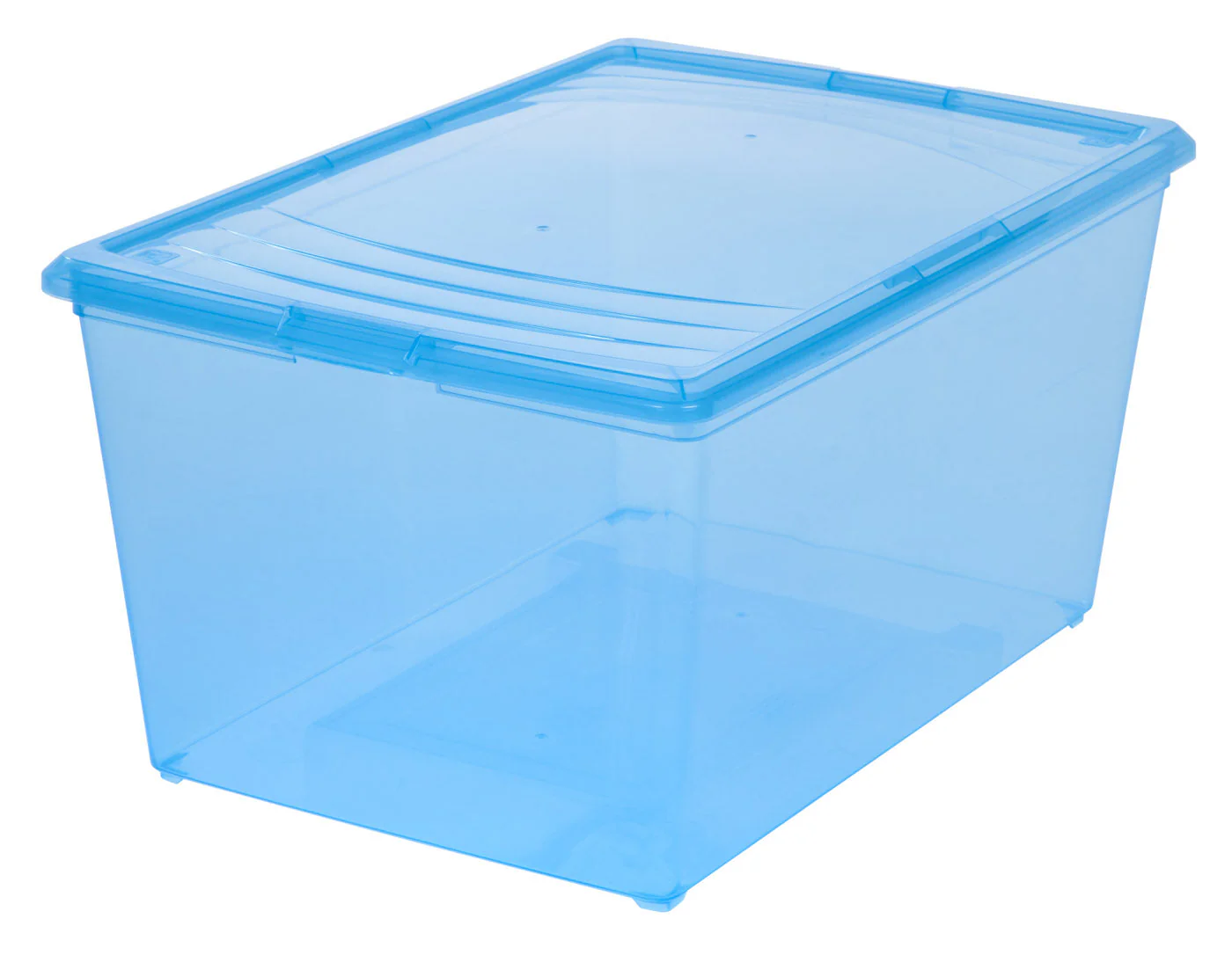 64 Quart Modular Storage Box, 8 Pack, Blue