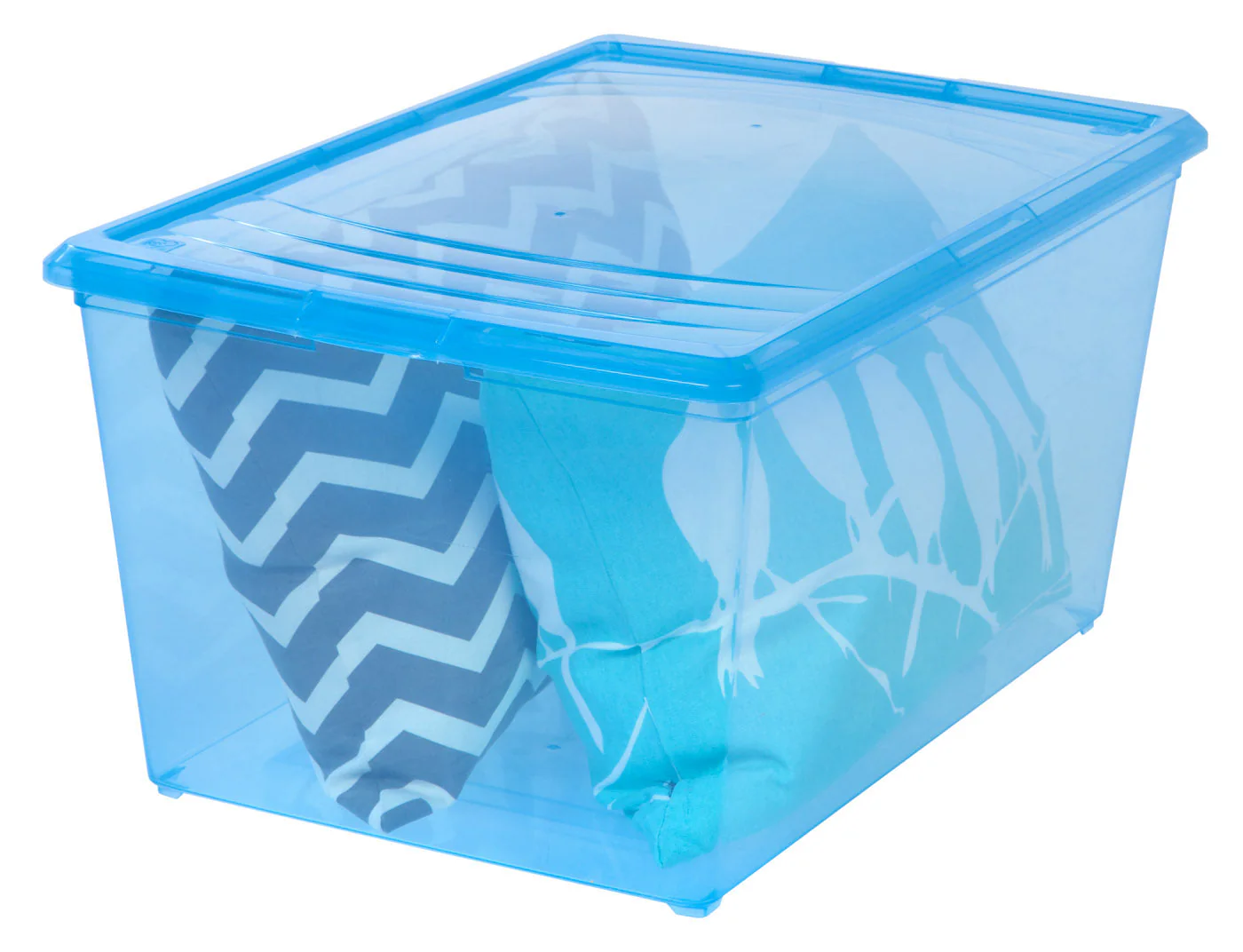 64 Quart Modular Storage Box, 8 Pack, Blue - Image 2