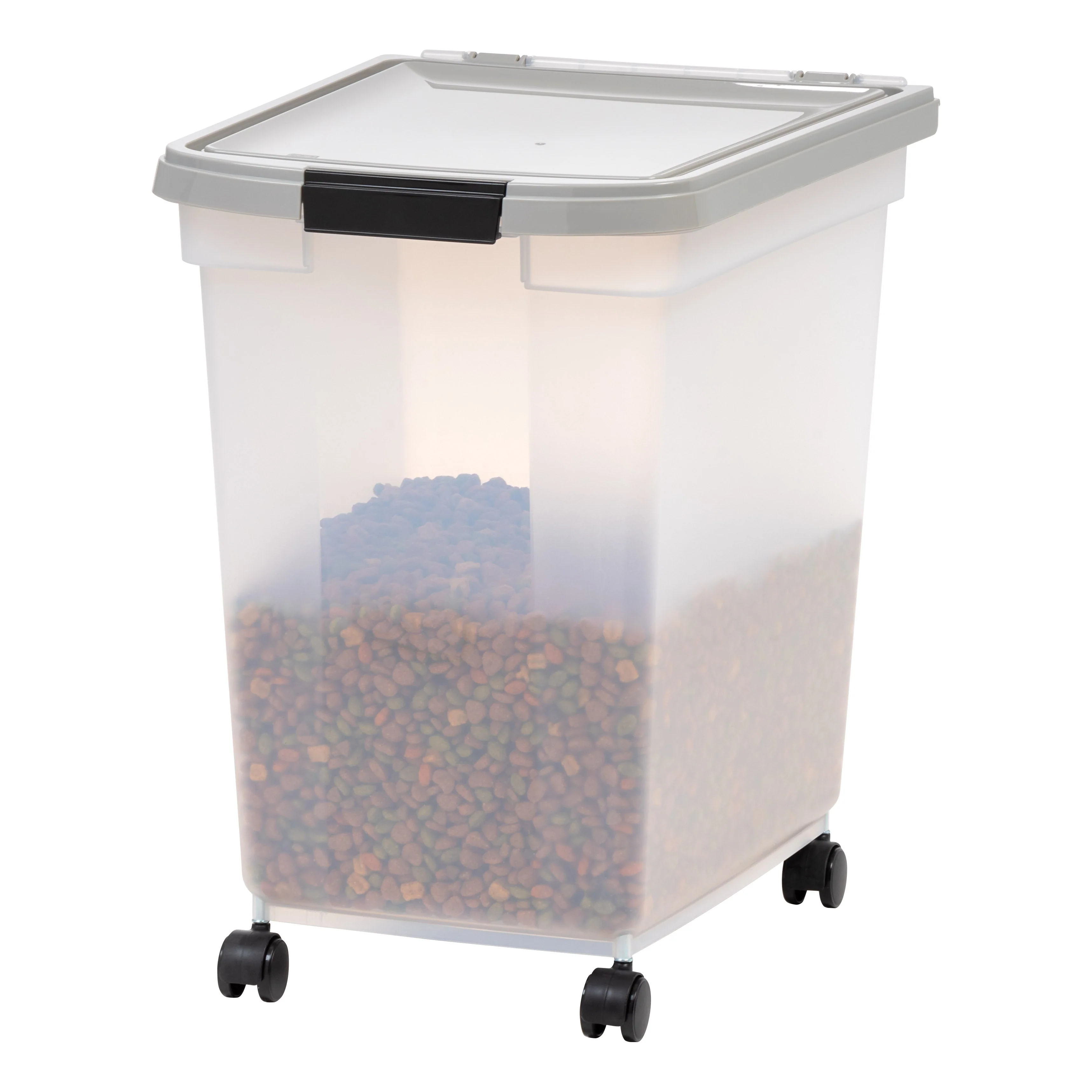 65 Quart WeatherPro® Airtight Pet Food Container, Gray - Image 3