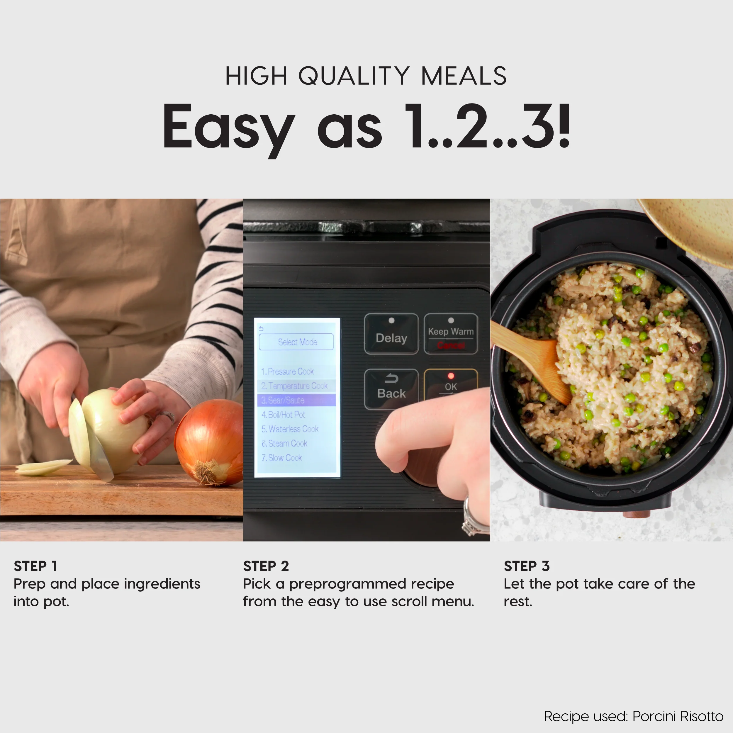 8-IN-1 Pressure Cooker / Rice Cooker with Waterless Cooking - Image 4
