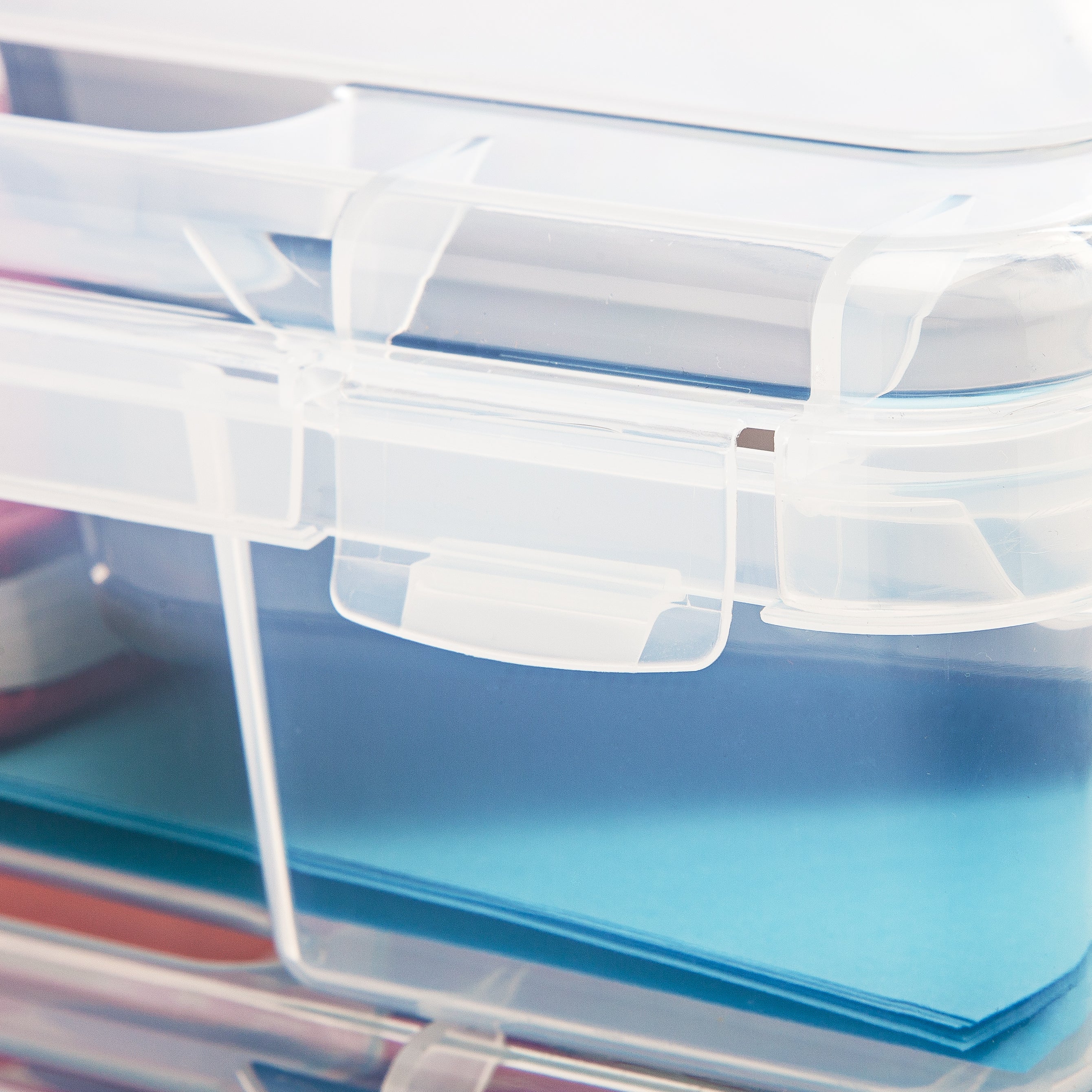 8" x 8" Portable Project Case, 6 Pack, Clear - Image 4