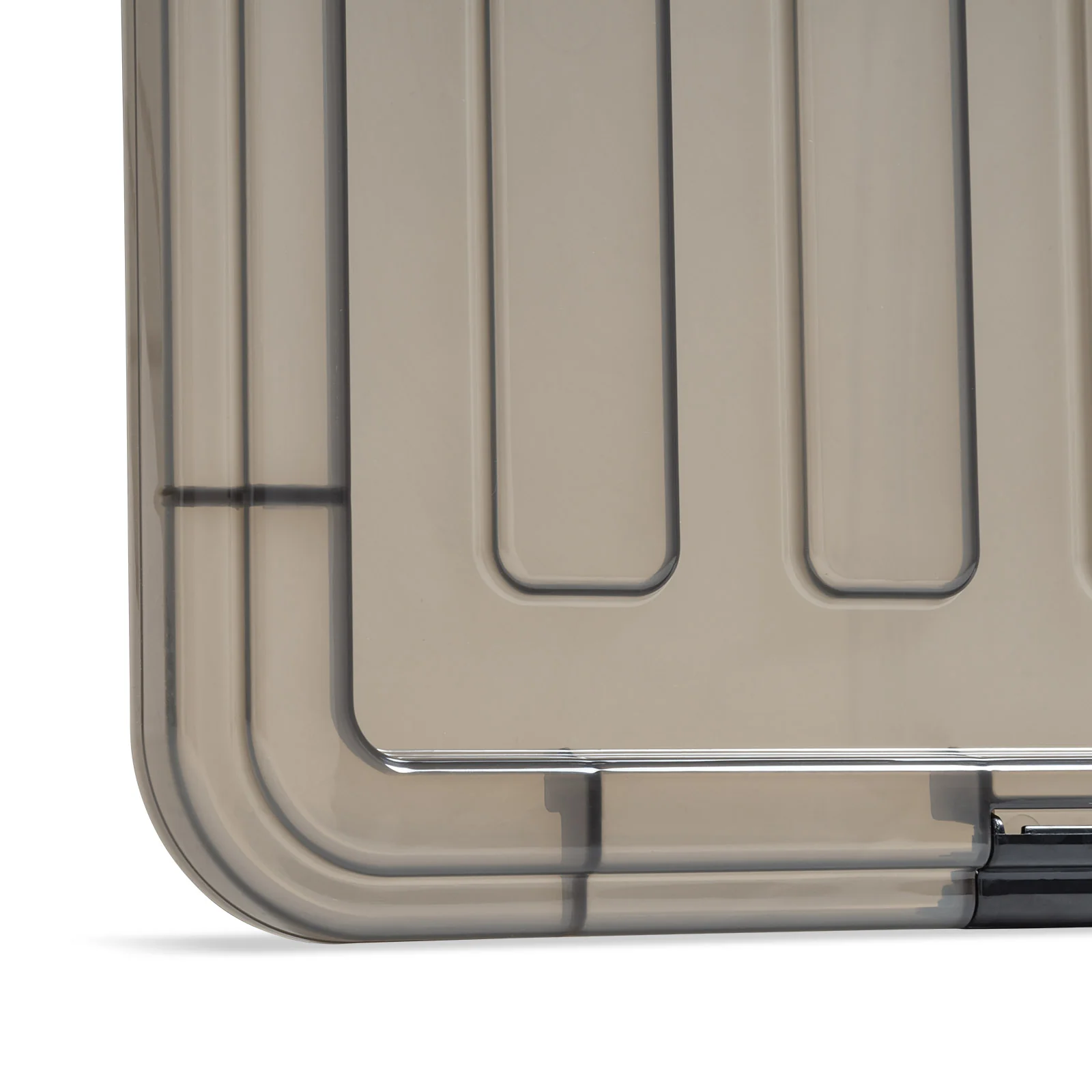 91 Qt. (22 gal.) Large Clear Latch Box, Stackable Plastic Storage Bin with Lid, Set of 4 - Image 7